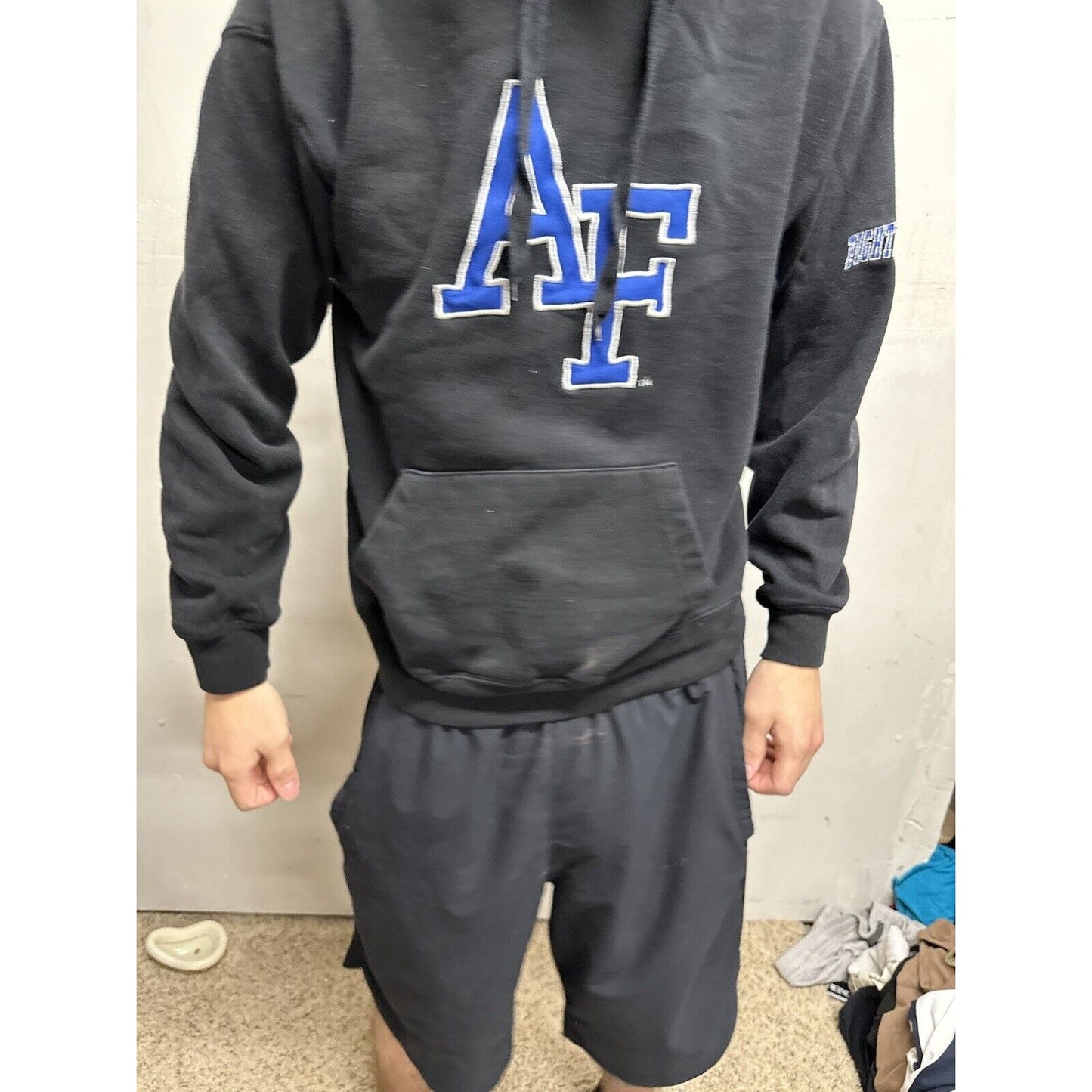 Men’s Campus Heritage Small USAFA Air Force Academy Black Hoodie