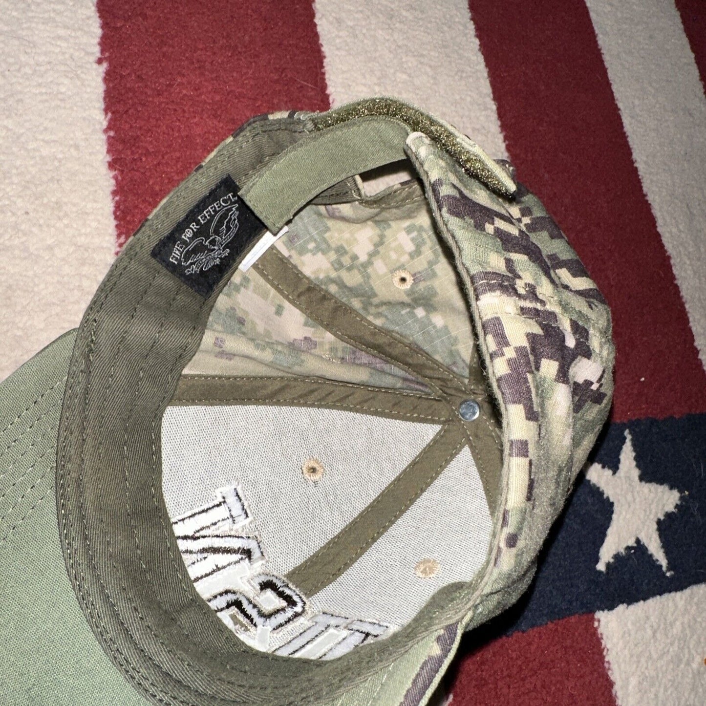 Men’s US Navy Camo Hat Cap Ballcap Adjustable Fire For Effect