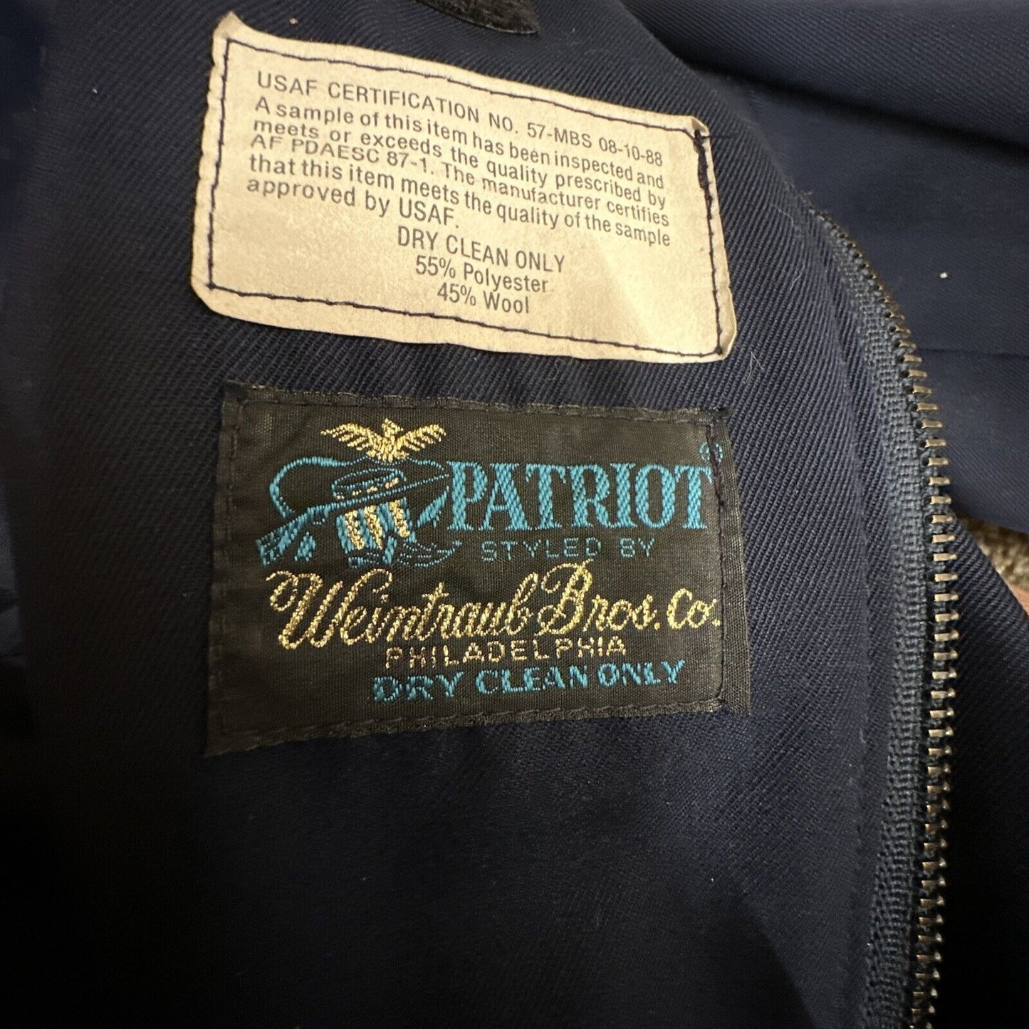 men’s air force coast guard civil air patrol ussf patriot 42 short Jacket