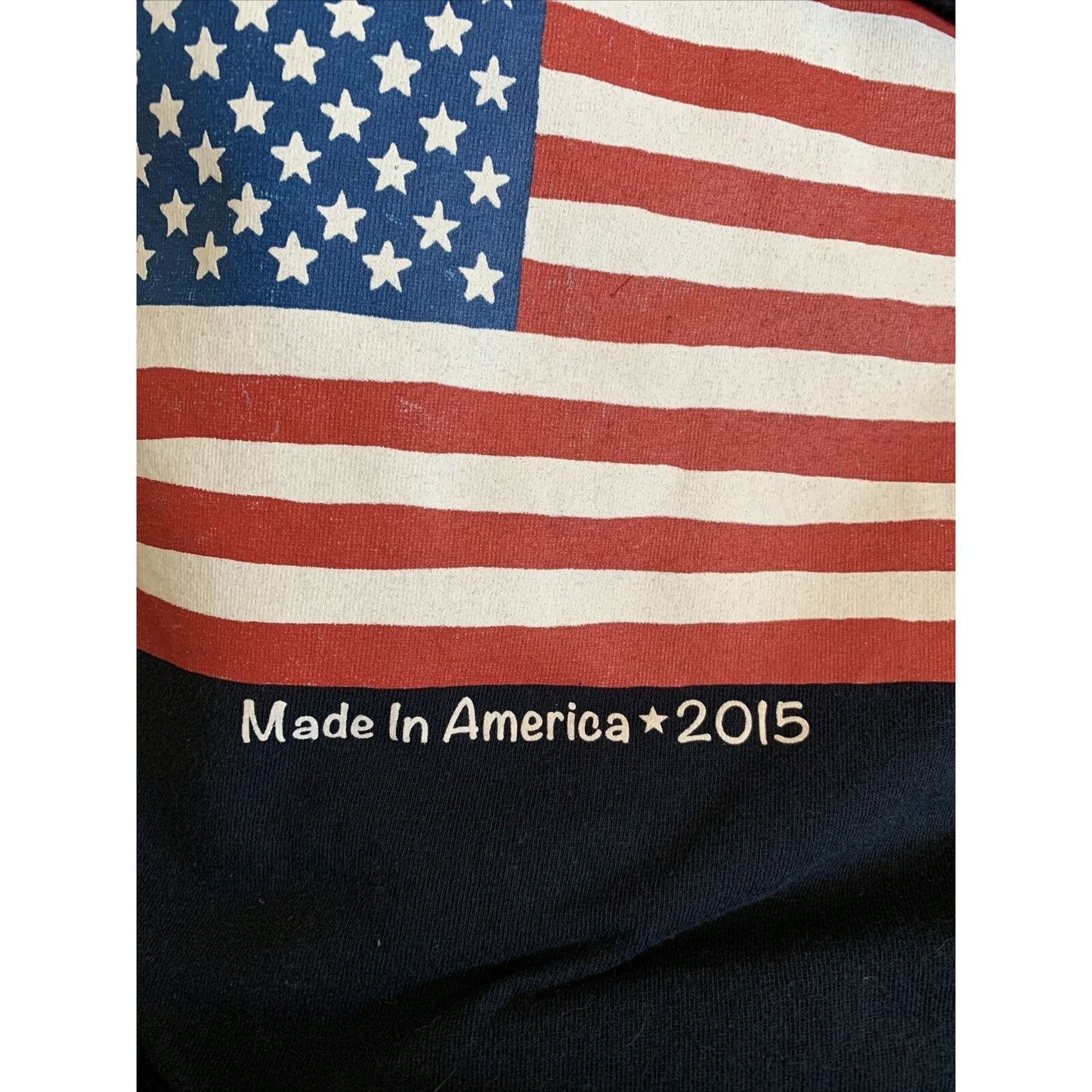 Made in America 2015 American Flag Short Sleeve t-shirt Red Size 2XL Made in USA