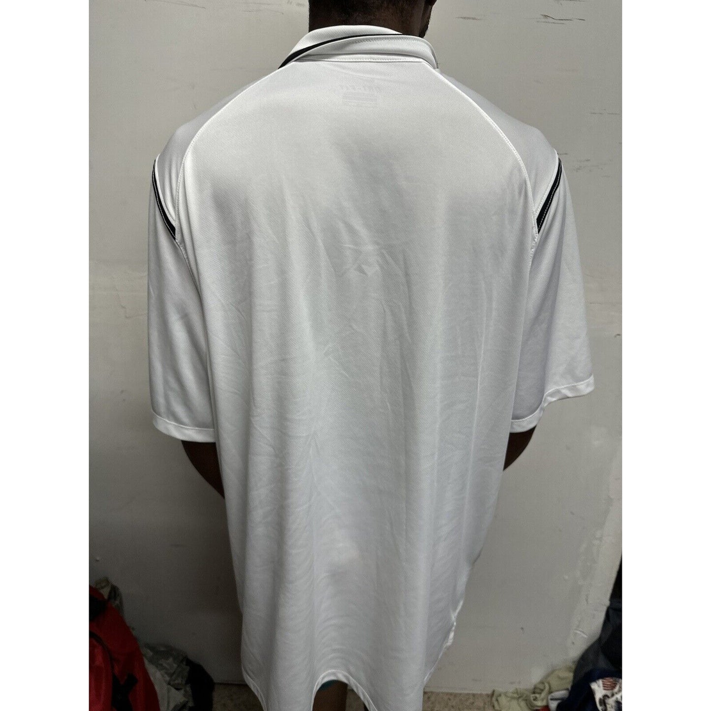 Men’s White Nike XXL Pittsburgh Pirates Dri Fit Polo Short Sleeve Shirt