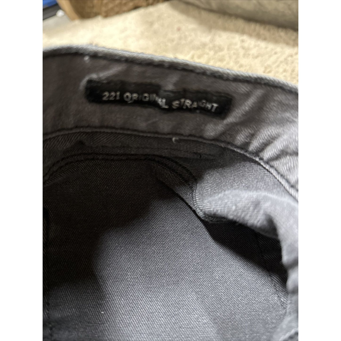 men’s lucky brand w32 l34 221 original sttaight black