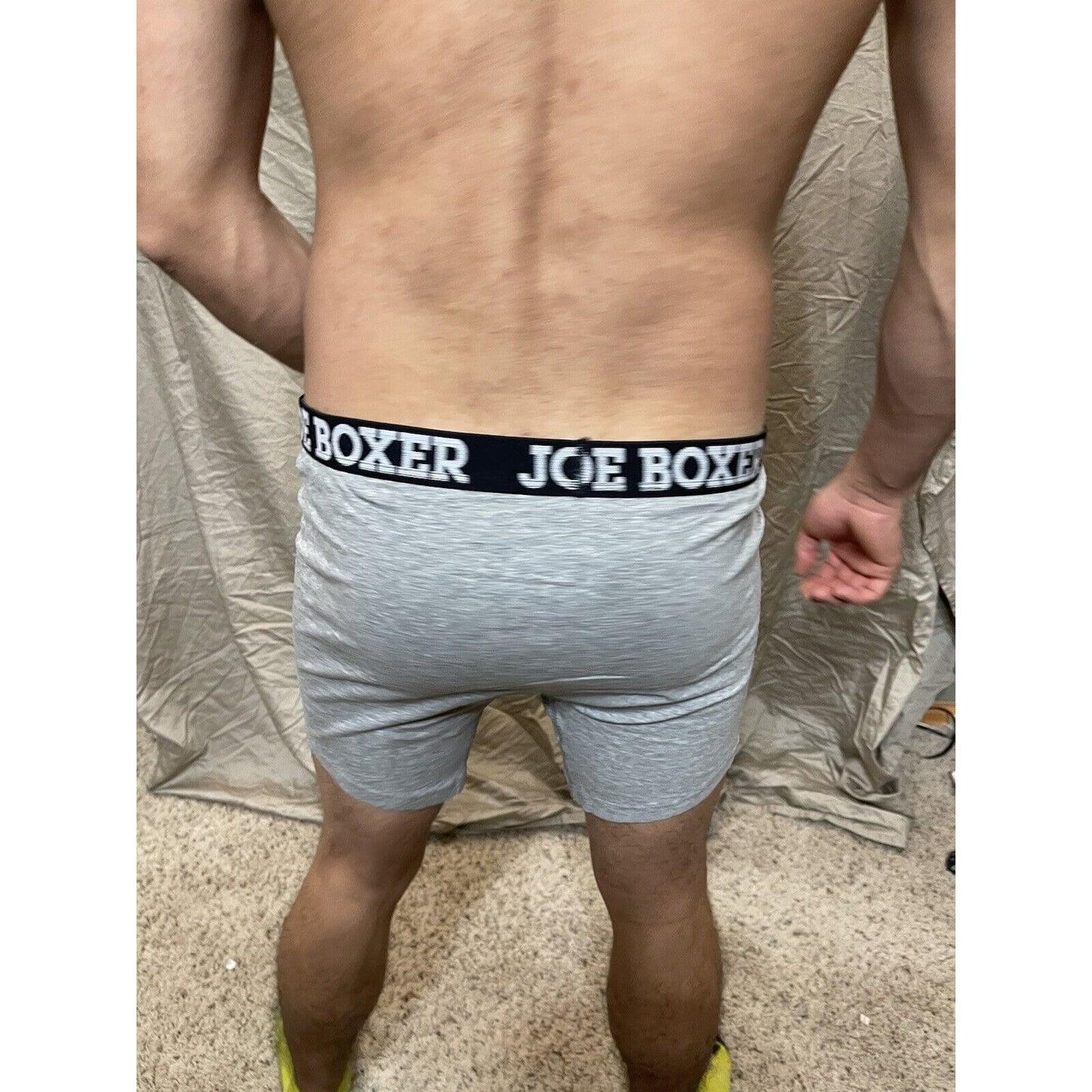 men's gray joe boxer compression boxer shorts XL