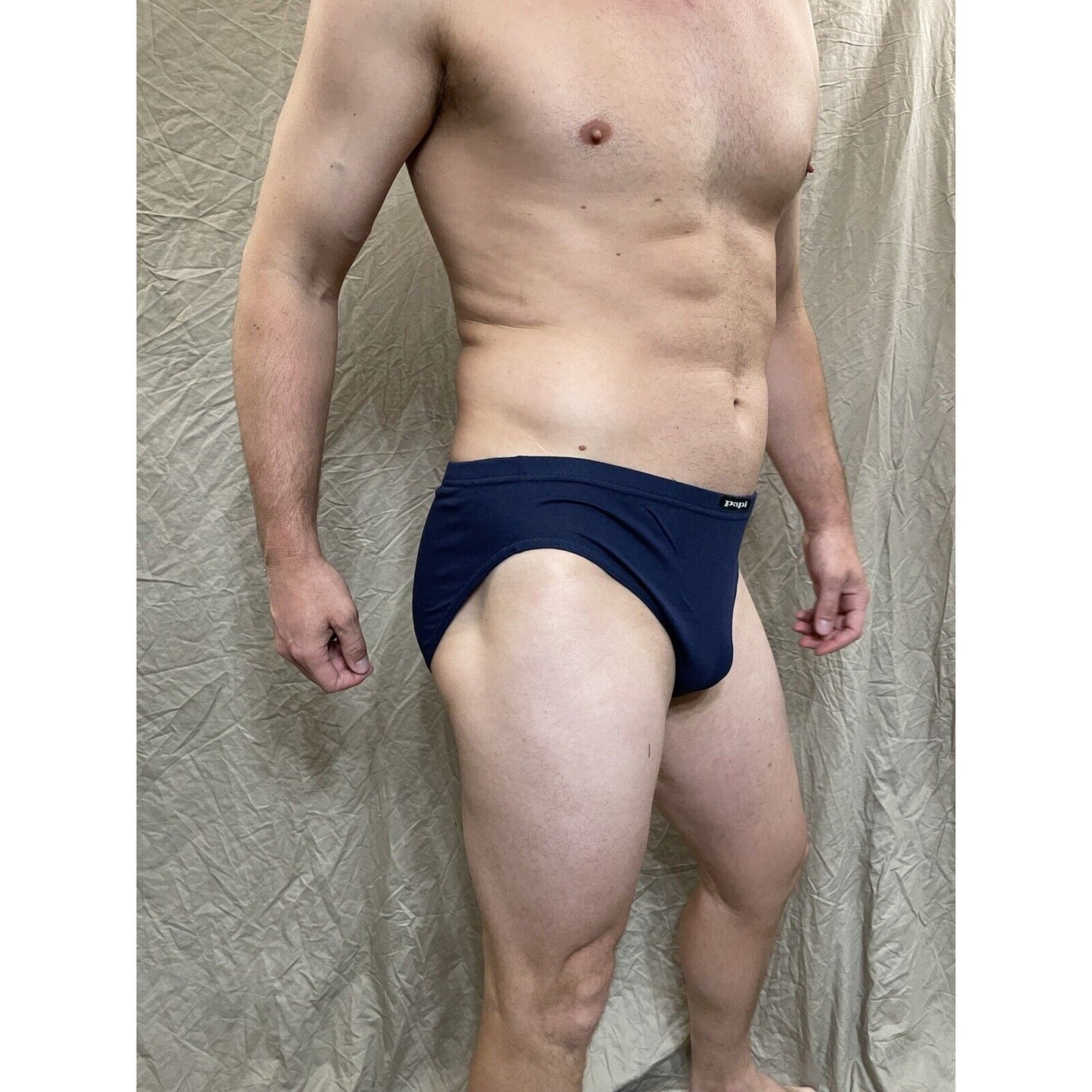 men's papi midnight Blue Large brief cotton