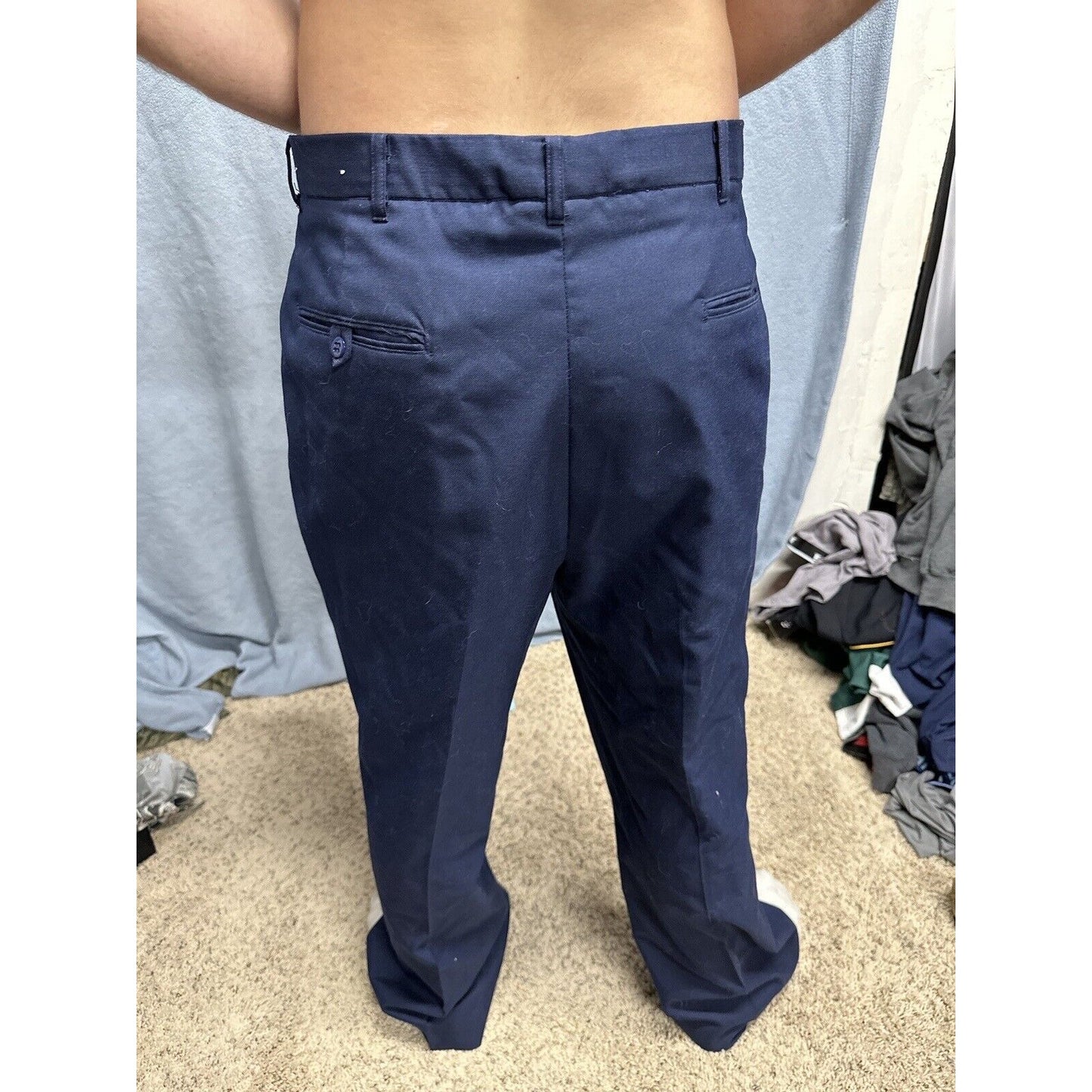 Men’s USAF USSF Trousers Uniform Blues Pants 38L