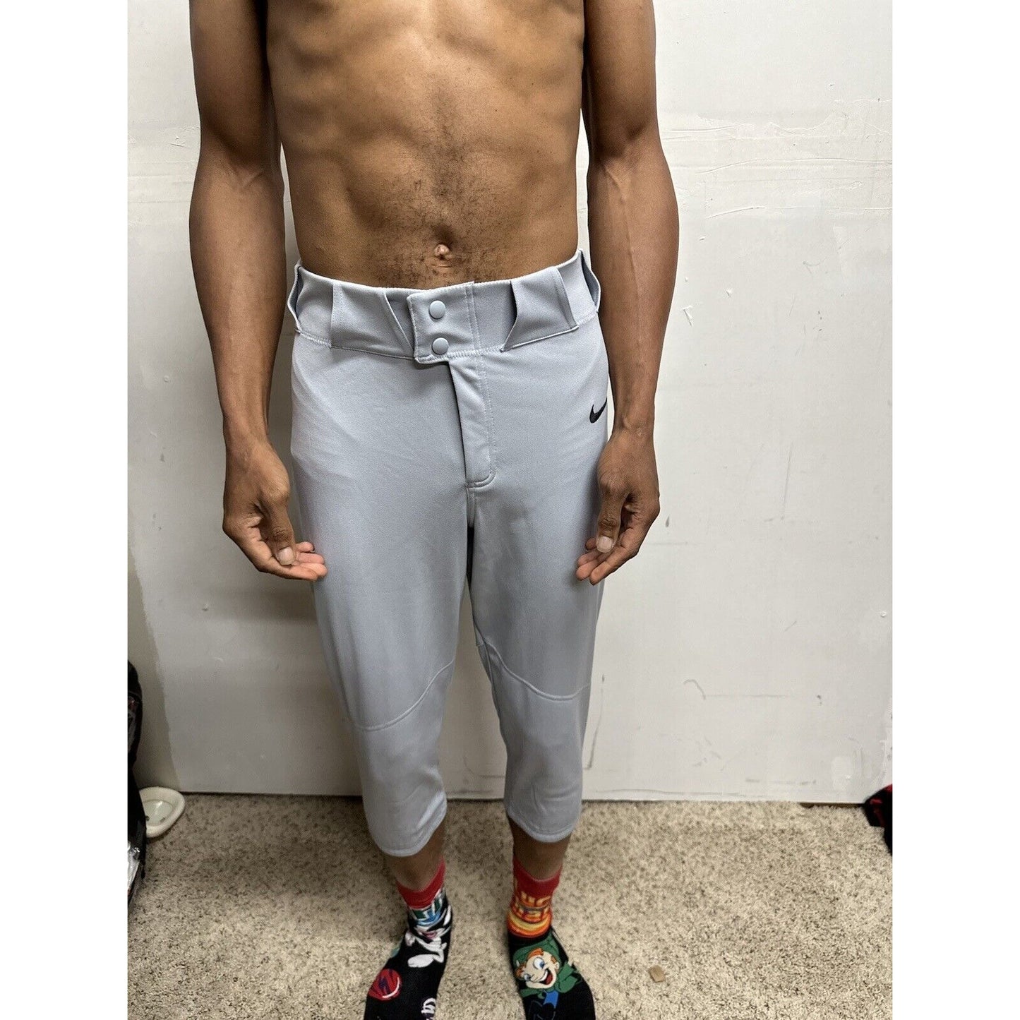 Men’s Gray Team Nike Large Baseball Pants