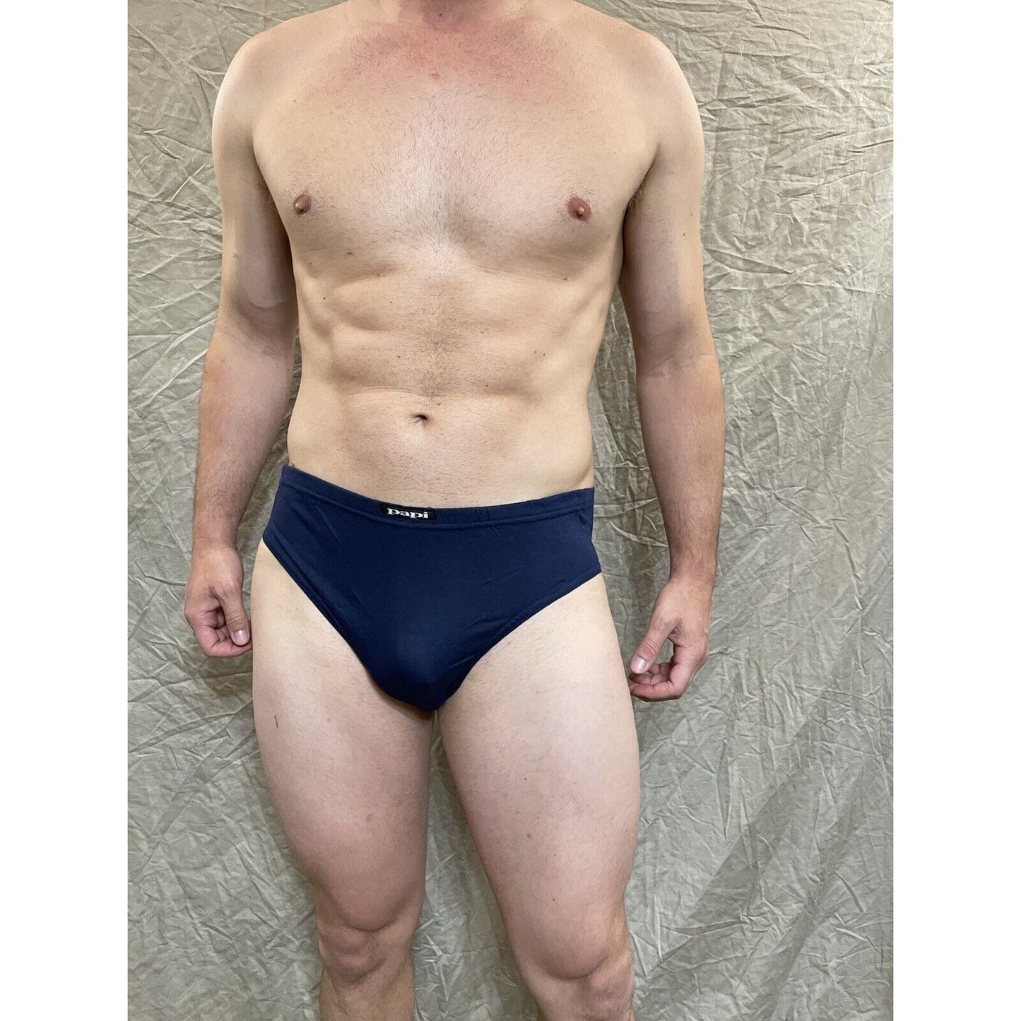 men's papi midnight Blue Large brief cotton