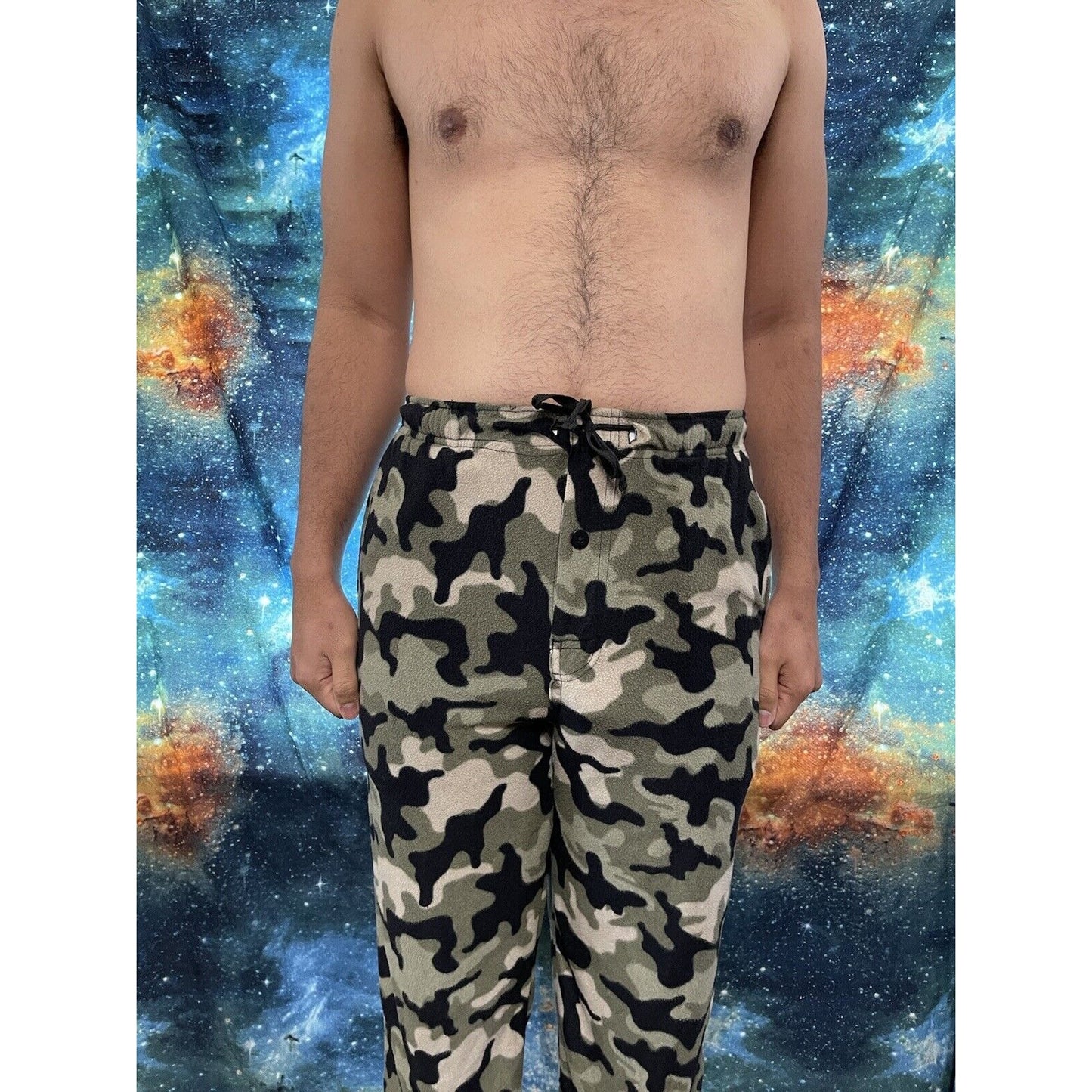 Men’s Small Camo Lounge Pants Sleepwear Fruit Of The Loom