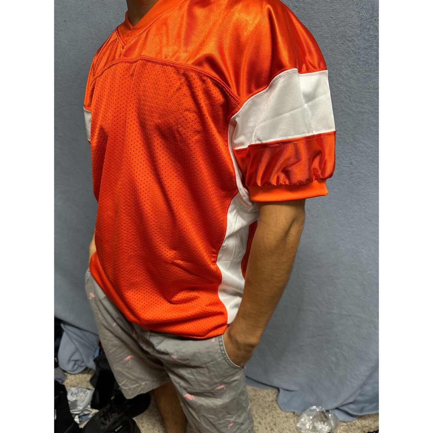 Men’s Orange Champro Sports Medium Football Jersey