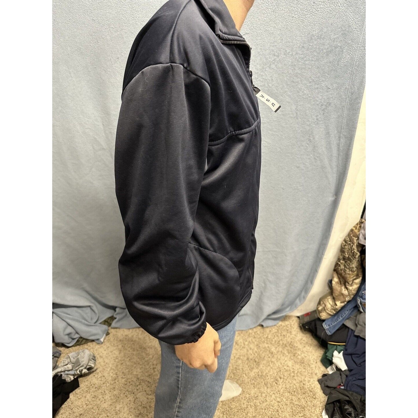Men’s Dark Blue US Olympic Committee Fill Zip Large Jacket Polyester