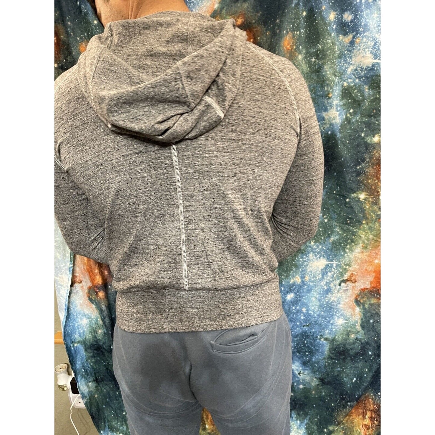 Men’s Nike Medium Full Zip Gray Stanford Hoodie
