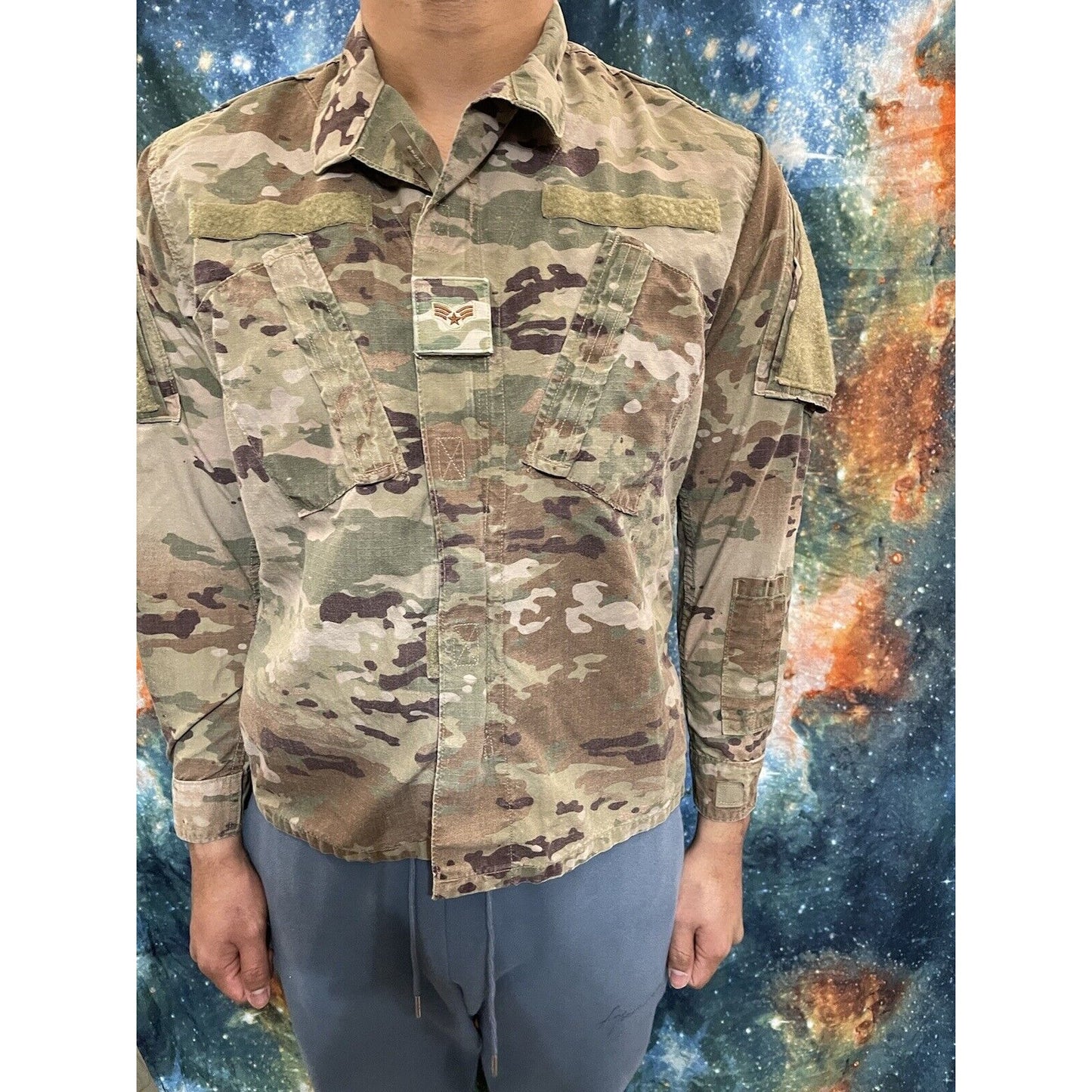 Men’s OCP Army Combat uniform Air Force Small Short Blouse Coat Top With SrA