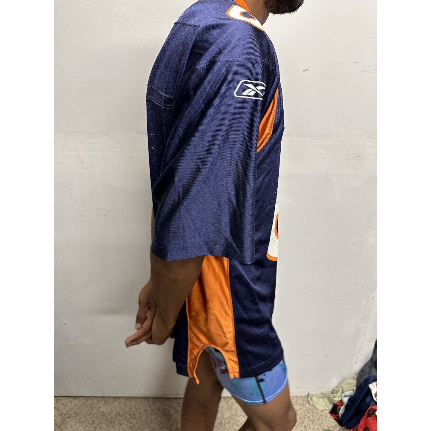 Men’s Reebok NFL Equipment Denver Broncos On Field Medium Football Jersey Cutler
