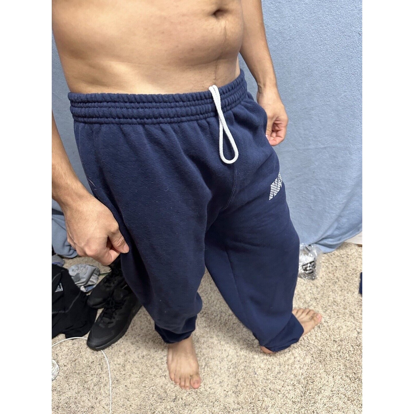 Men’s Navy Blue Medium Authentic US Navy Uniform Pt Sweat Pants