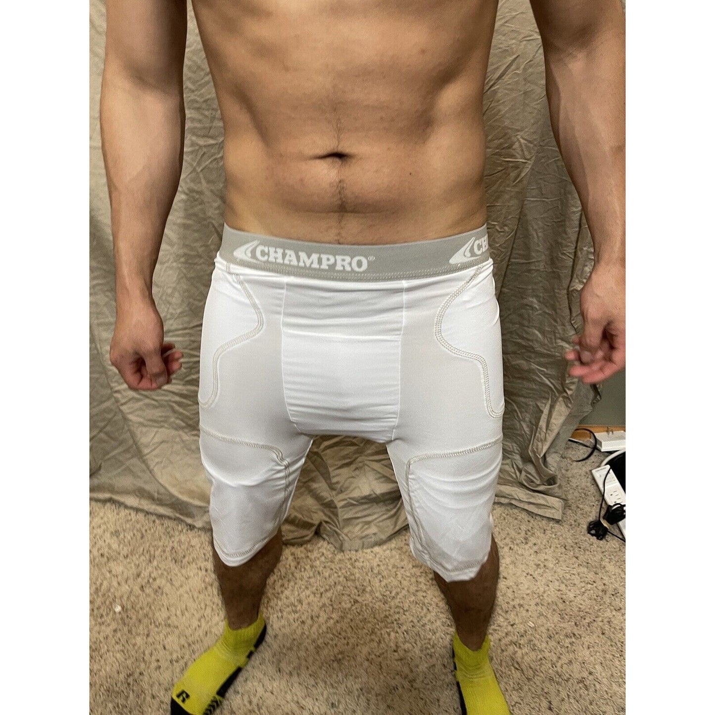 Champro white adult medium football compression girdle