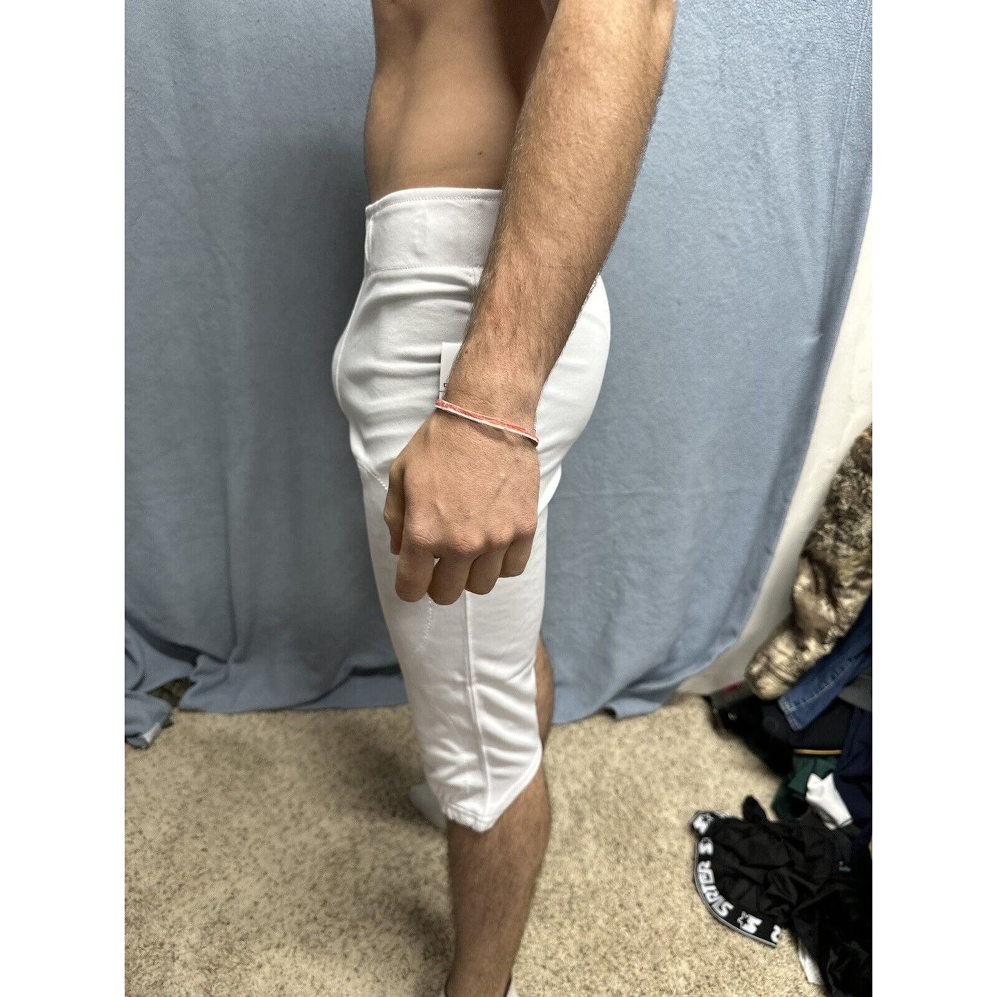 Champro Touchback Non-Integrated (No Pads) Football Pants Adult Medium White