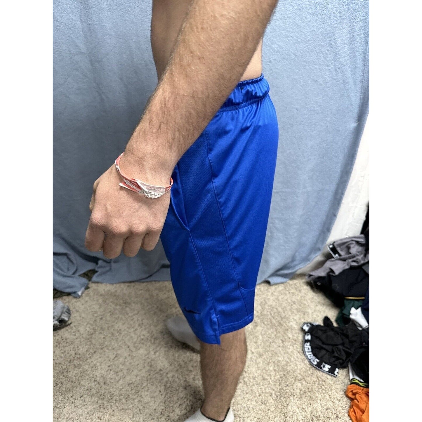 Men’s Blue Nike Medium Dri fit Shorts With Pockets