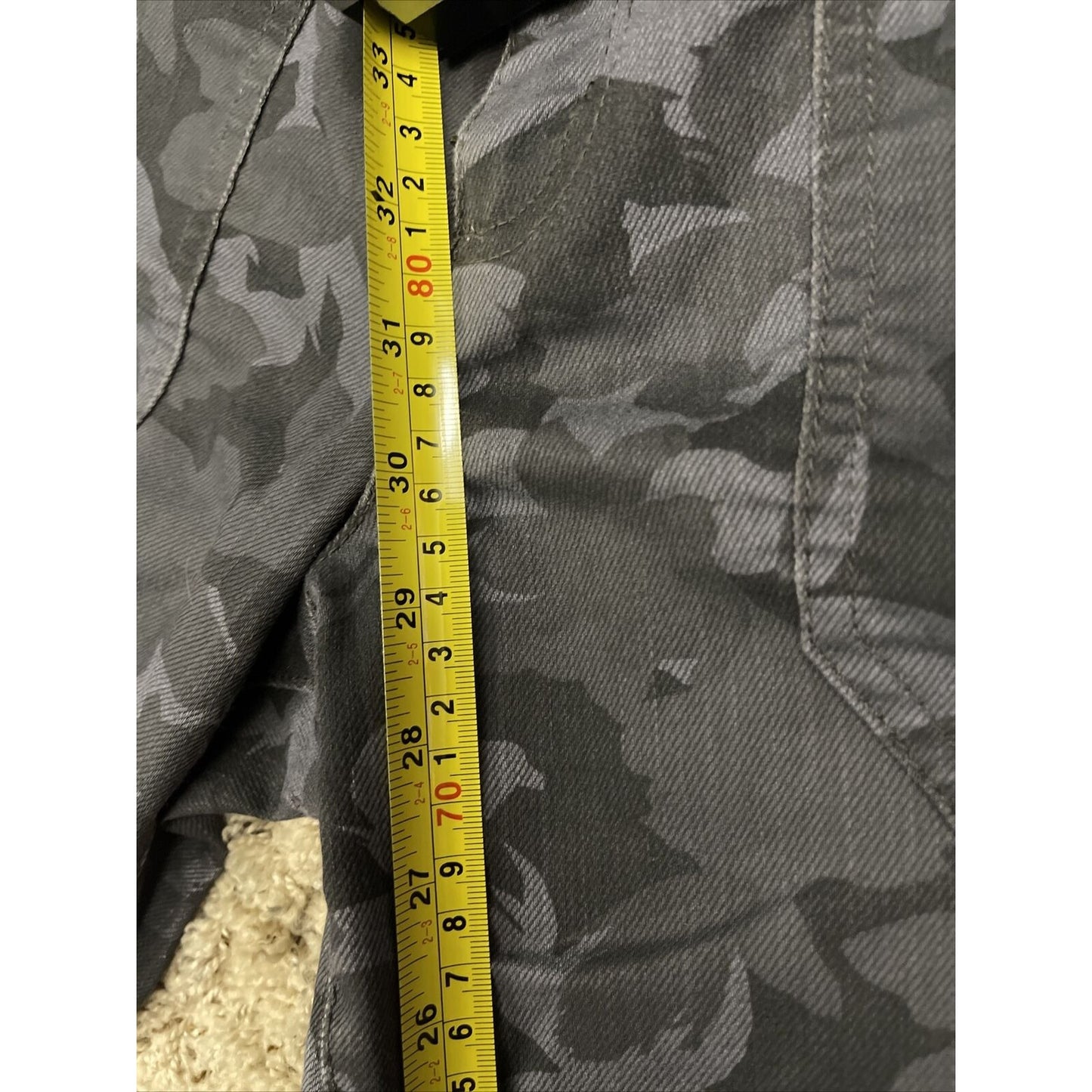 Men’s Joe Fresh gray camo floral classic slim jeans 31 x ~32