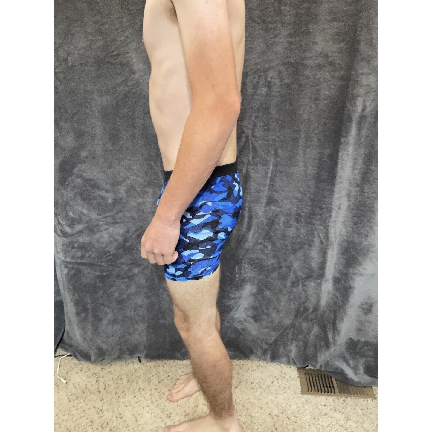 boy's XL hanes blue camo youth boxer brief