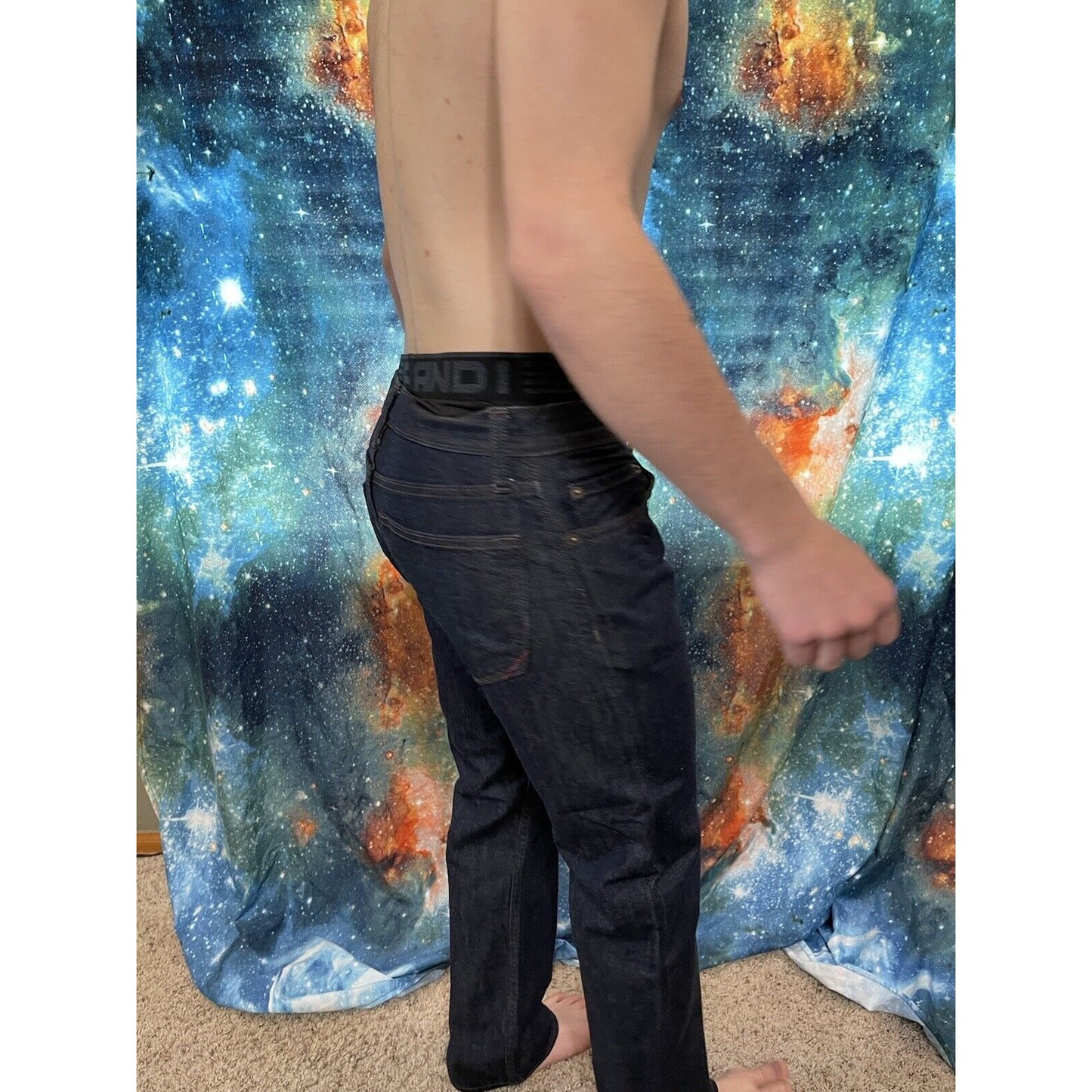Men's Dark Blue Banana Republic Straight Leg 31x32 jeans