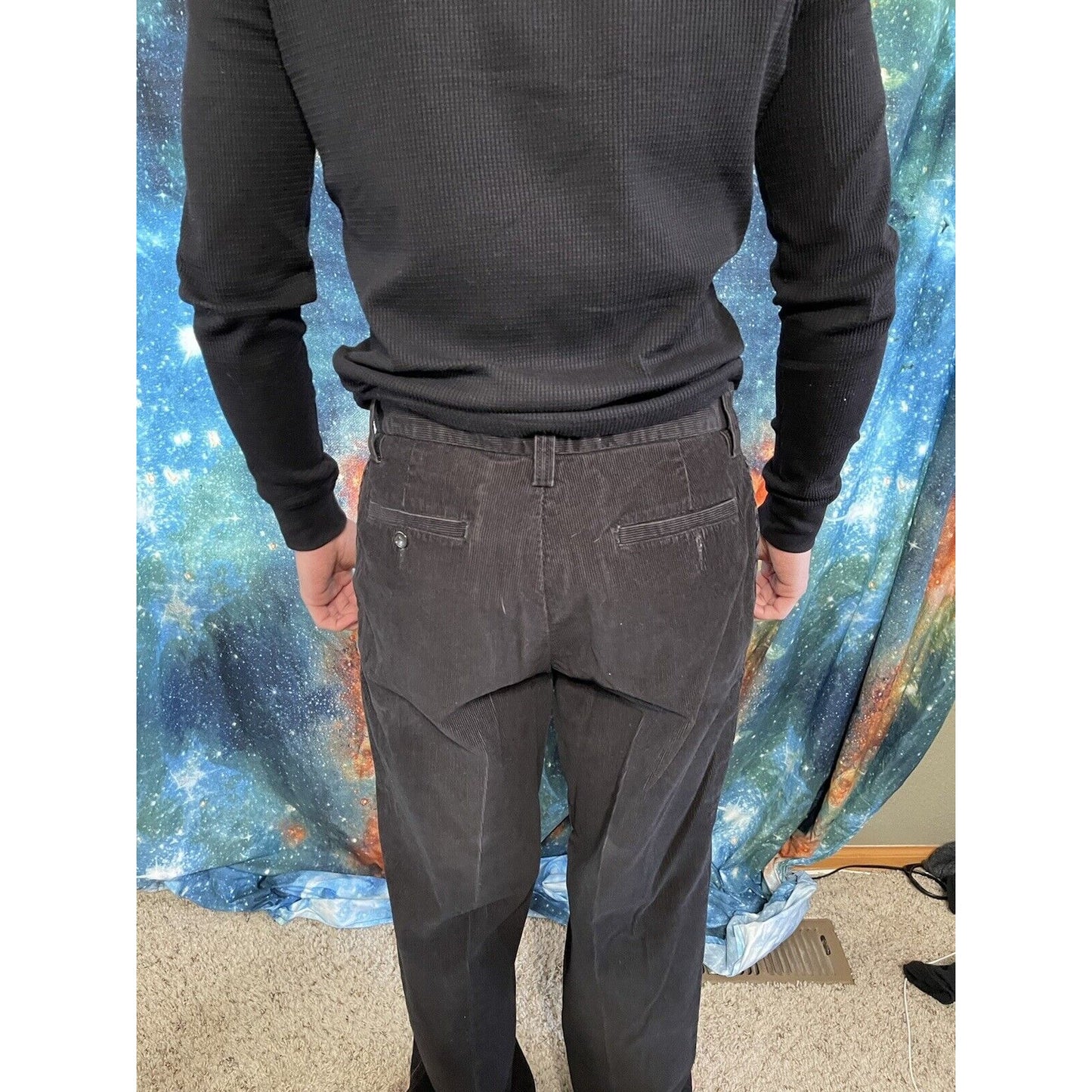 Men’s Black Eddie Bauer classic fit specially dyed 32 x 32