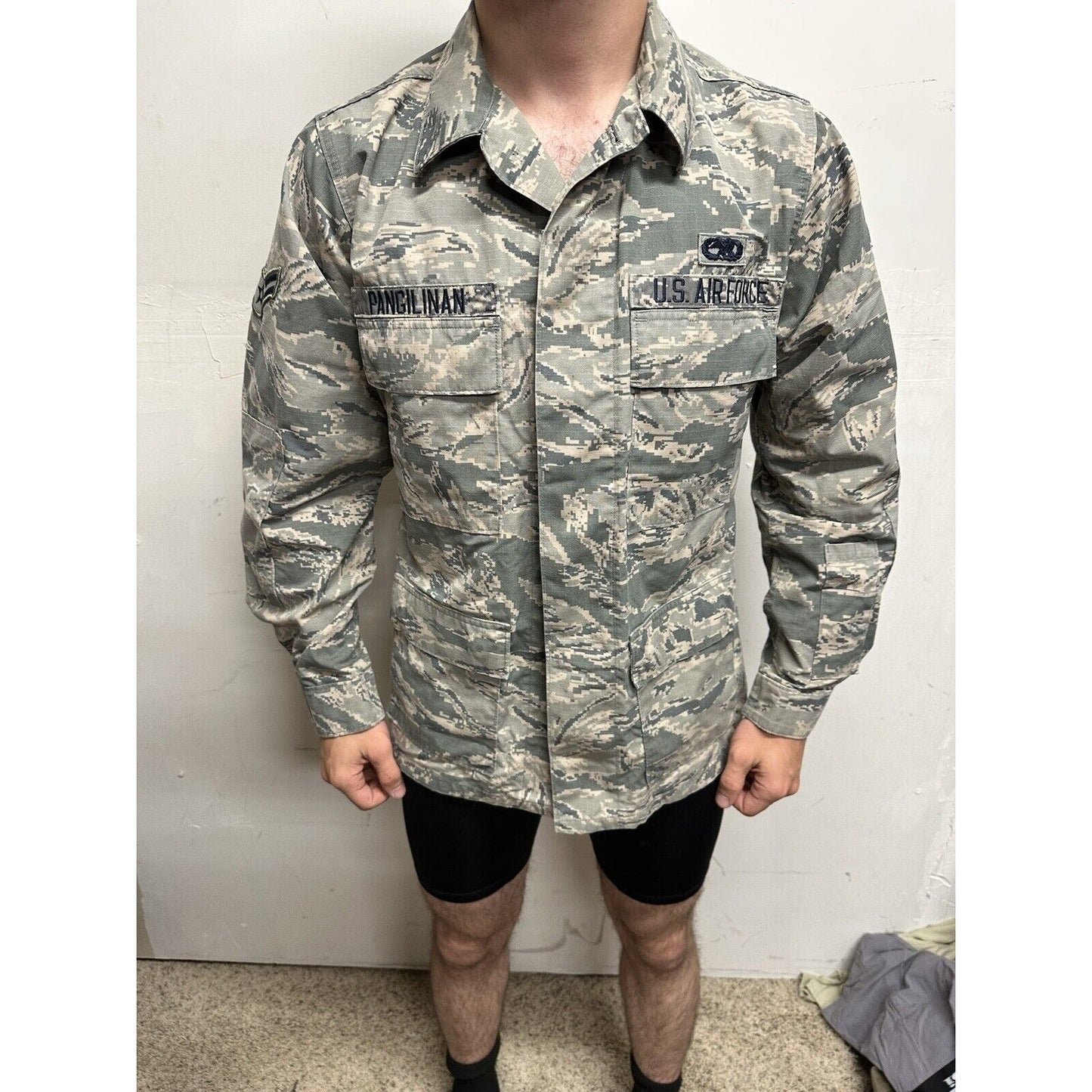 Men’s ABU Air Force Civil Air Patrol Top Blouse 40R USAF Uniform