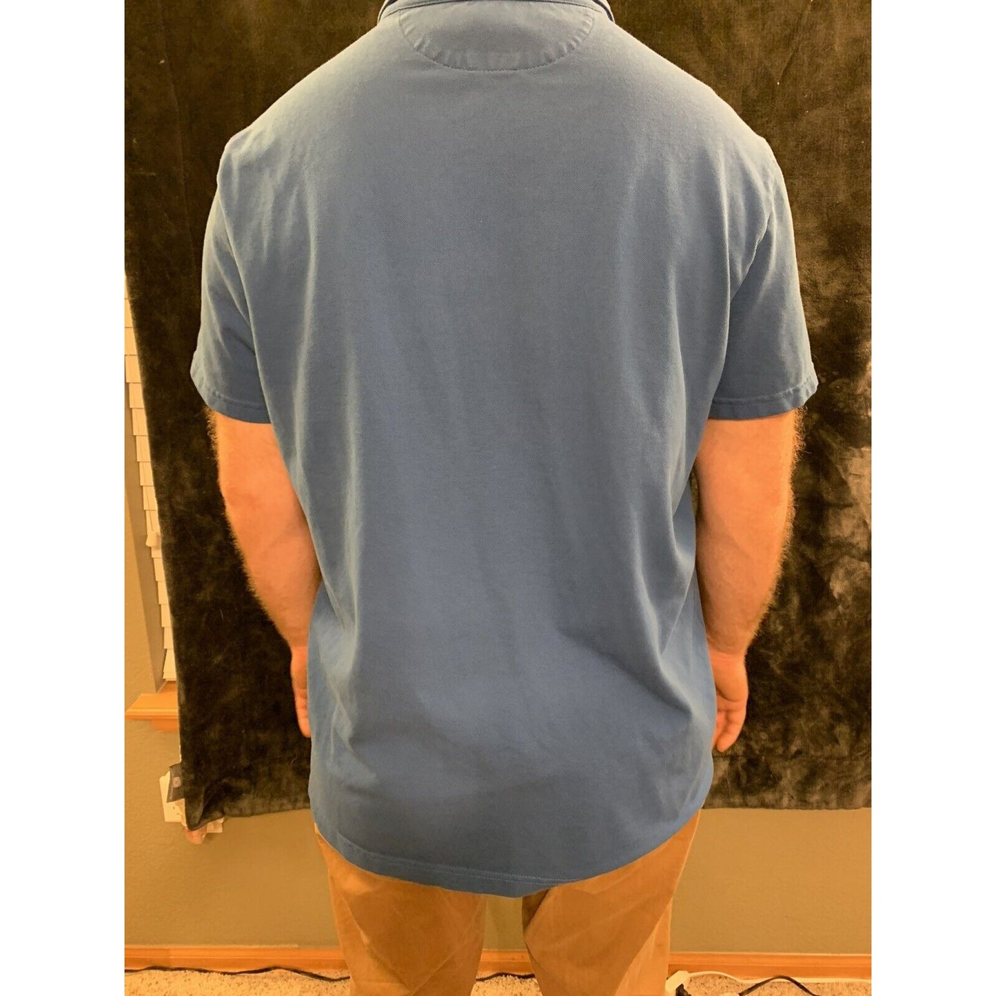 BANANA REPUBLIC Performance MENS POLO XL Blue