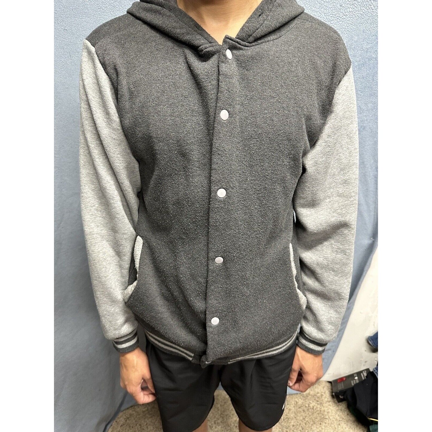 Men’s ROK Premium Quality Medium 2 Toned Snap Up Jacket