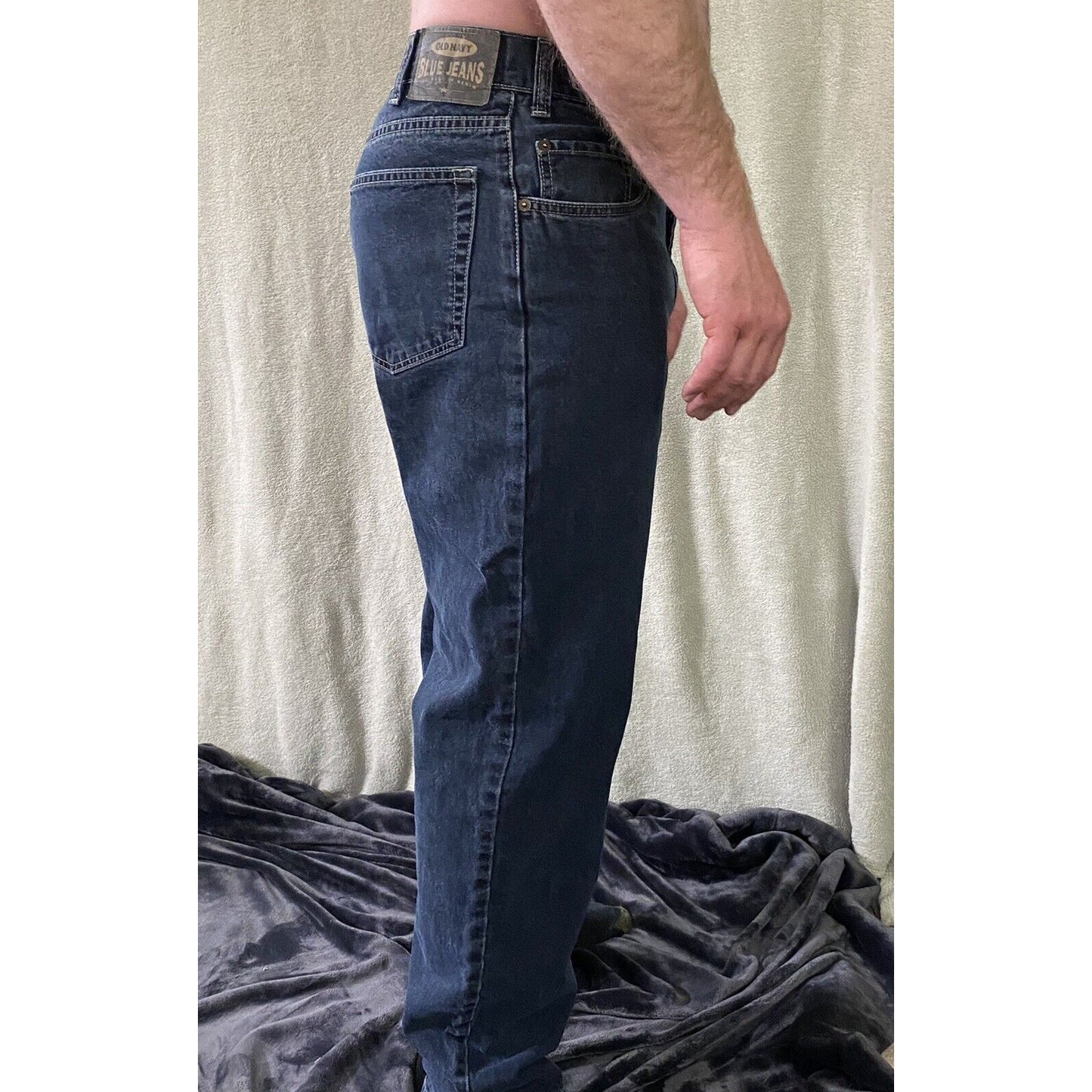 Old Navy Blue Jeans Straight Leg Fit Men’s 34X30