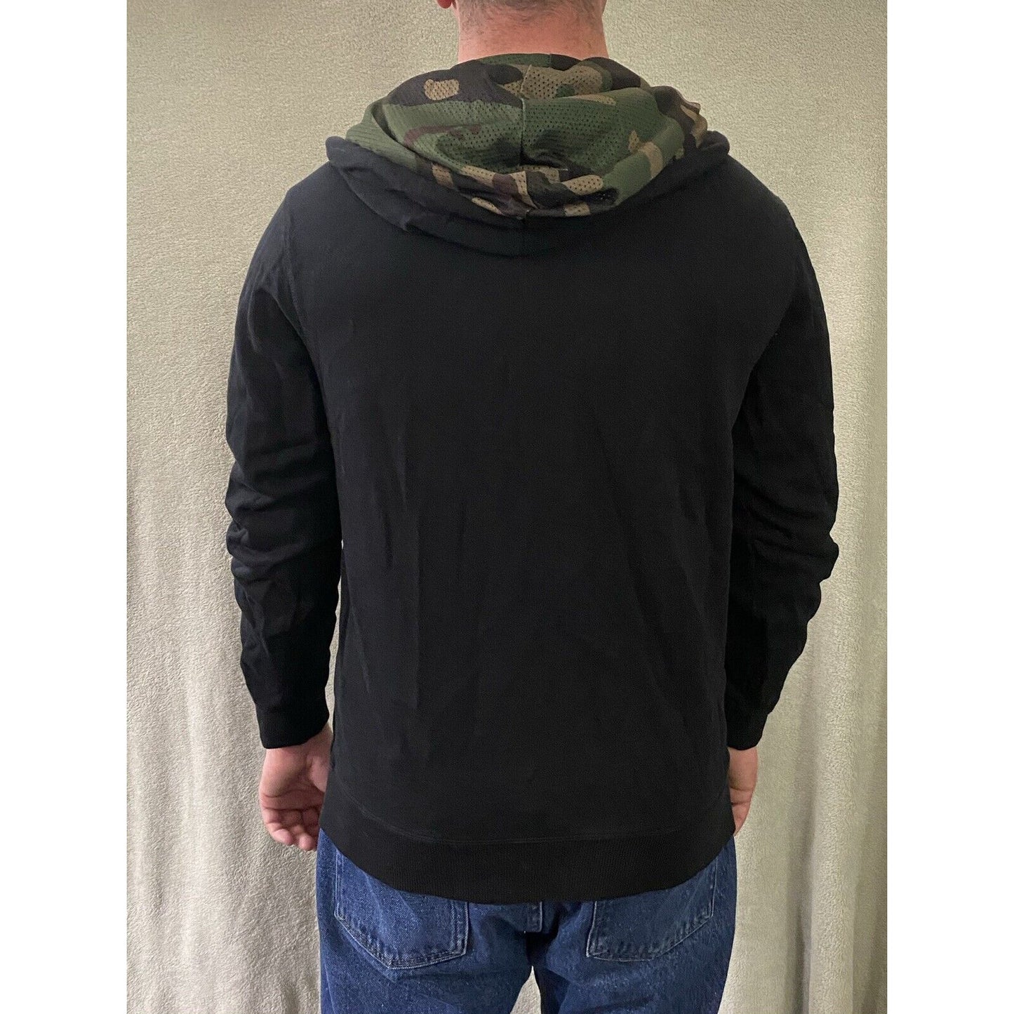 Bossini Urban Utility Team Performance 09 Mens XL Black Cotton Sweatshirt Hoodie