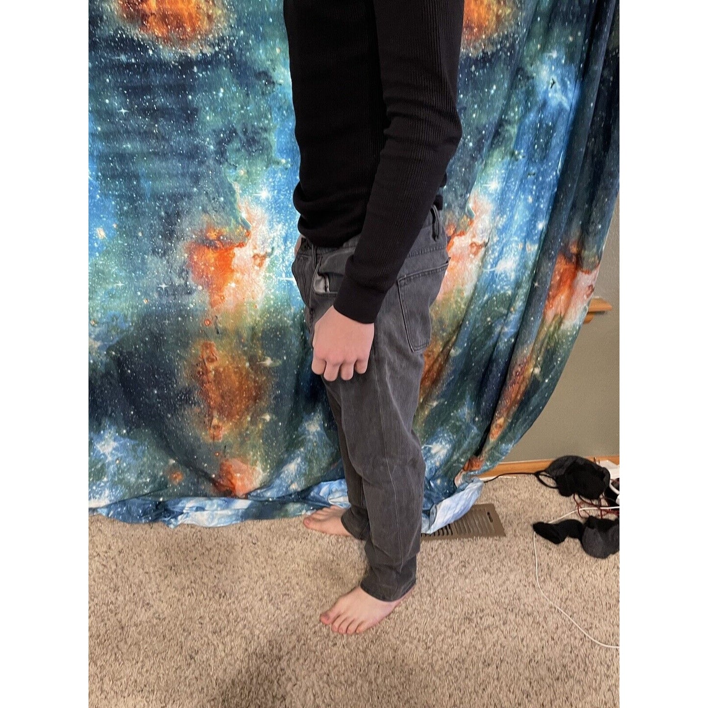 Men’s Black Old Navy Skinny jeans 36” x 30”