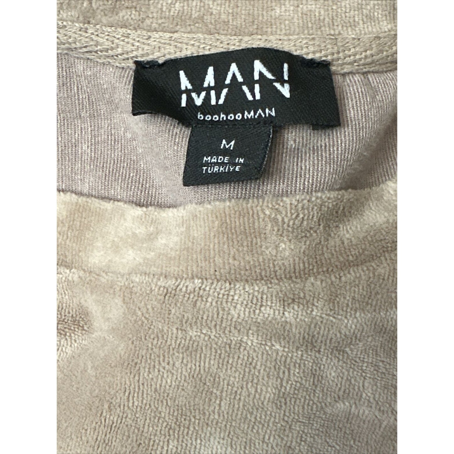 Men’s Boohooman Medium Short Sleeve Tan Shirt