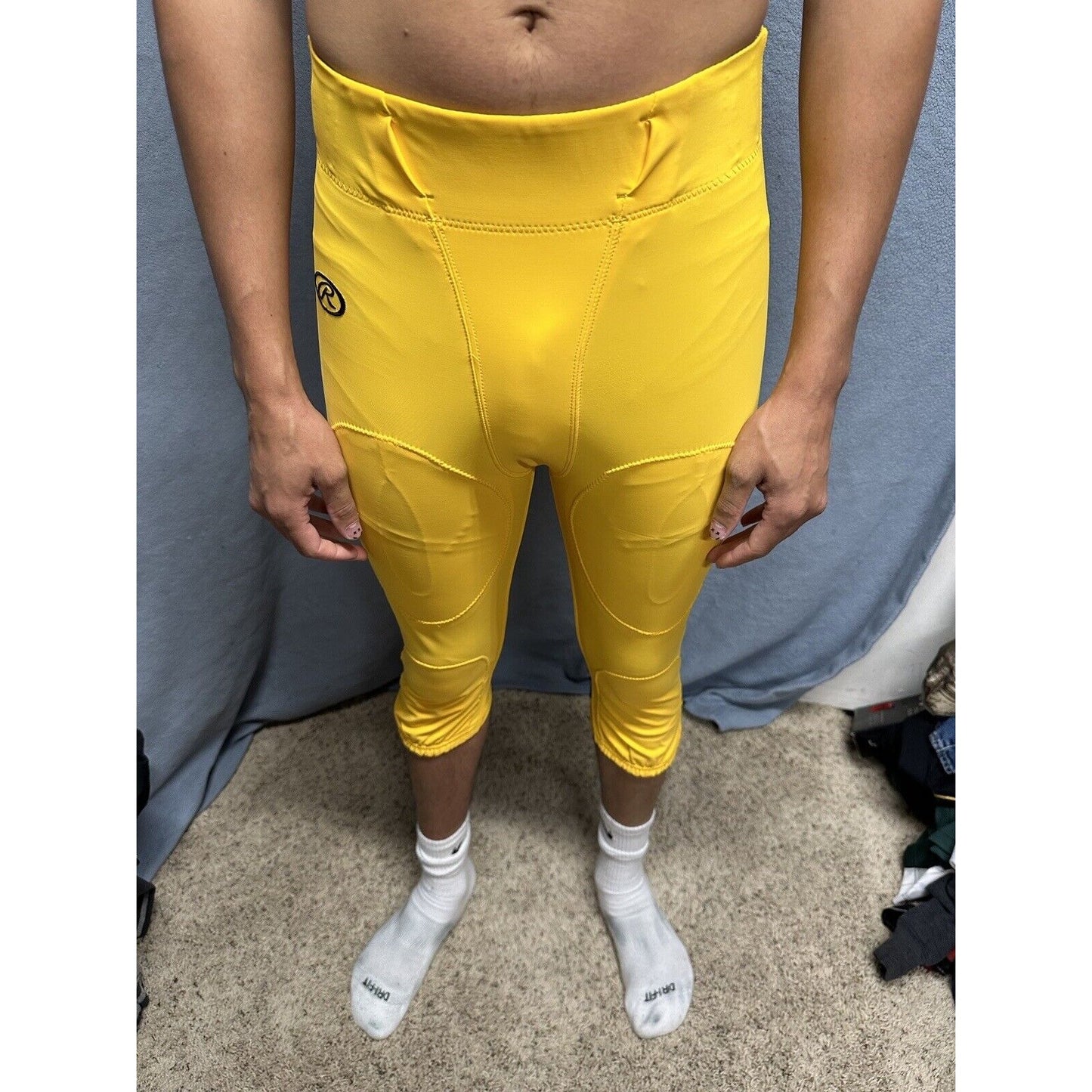 Men’s Gold / Yellow Rawlings Football Pants Medium