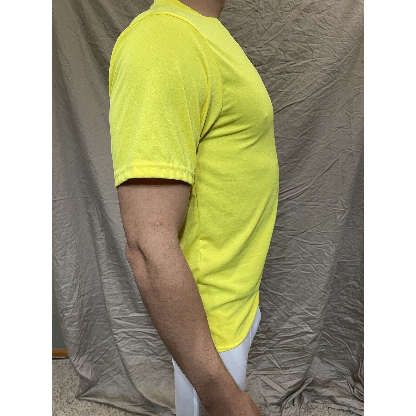 Men's Augusta Sportswear Moisture Management Athletic shirt Yellow Small