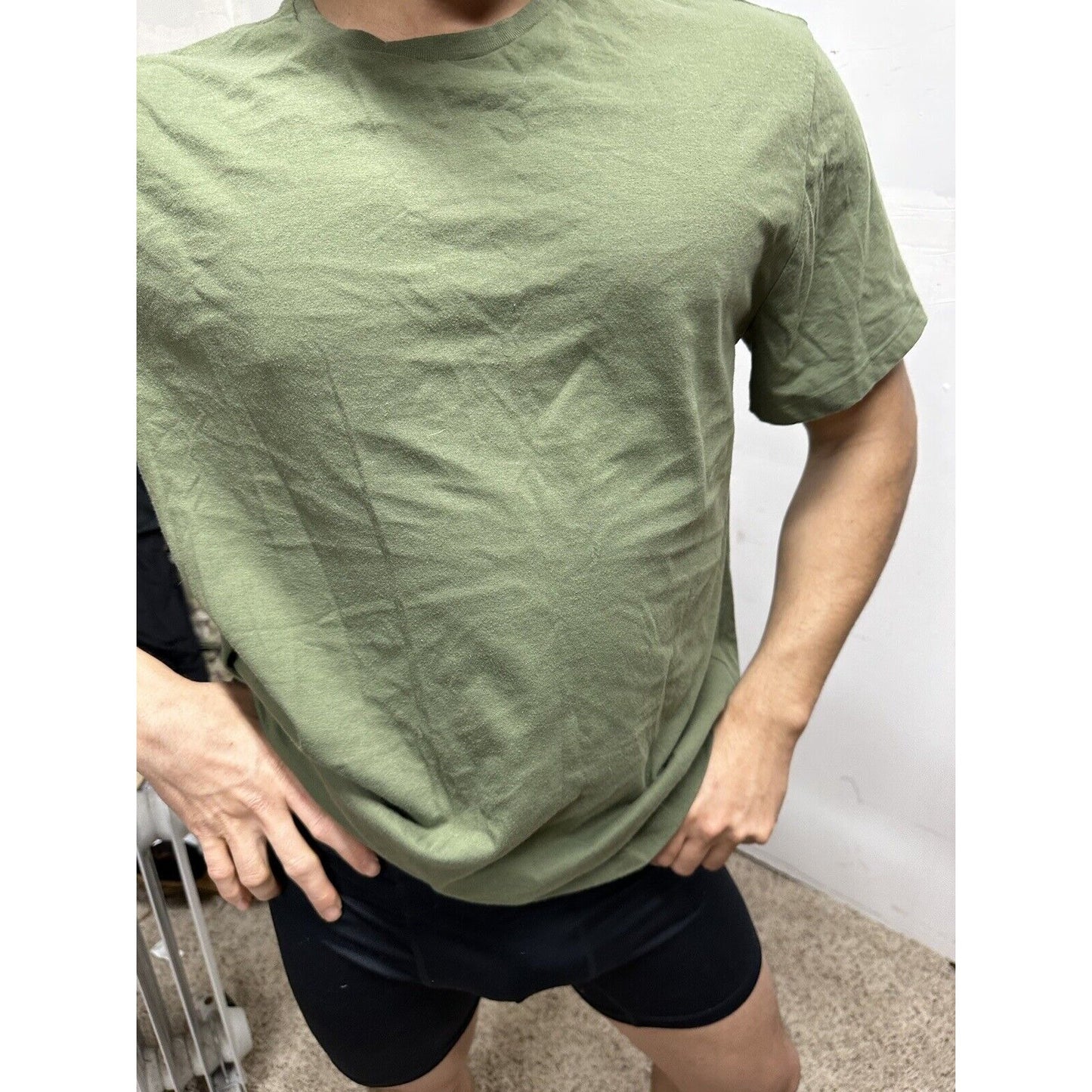 Men’s Urban Up Pipeline XXL Olive Green Marine Usmc Short Sleeve Tshirt