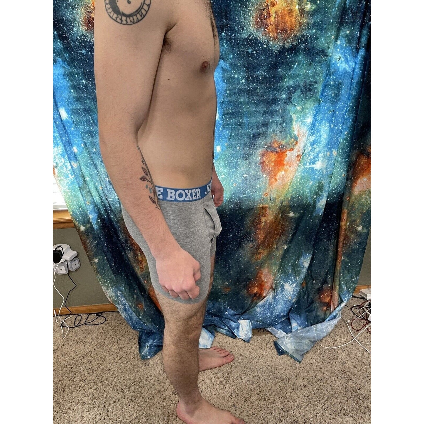 men's joe boxer gray xl happy on the inside boxer briefs new and unworn