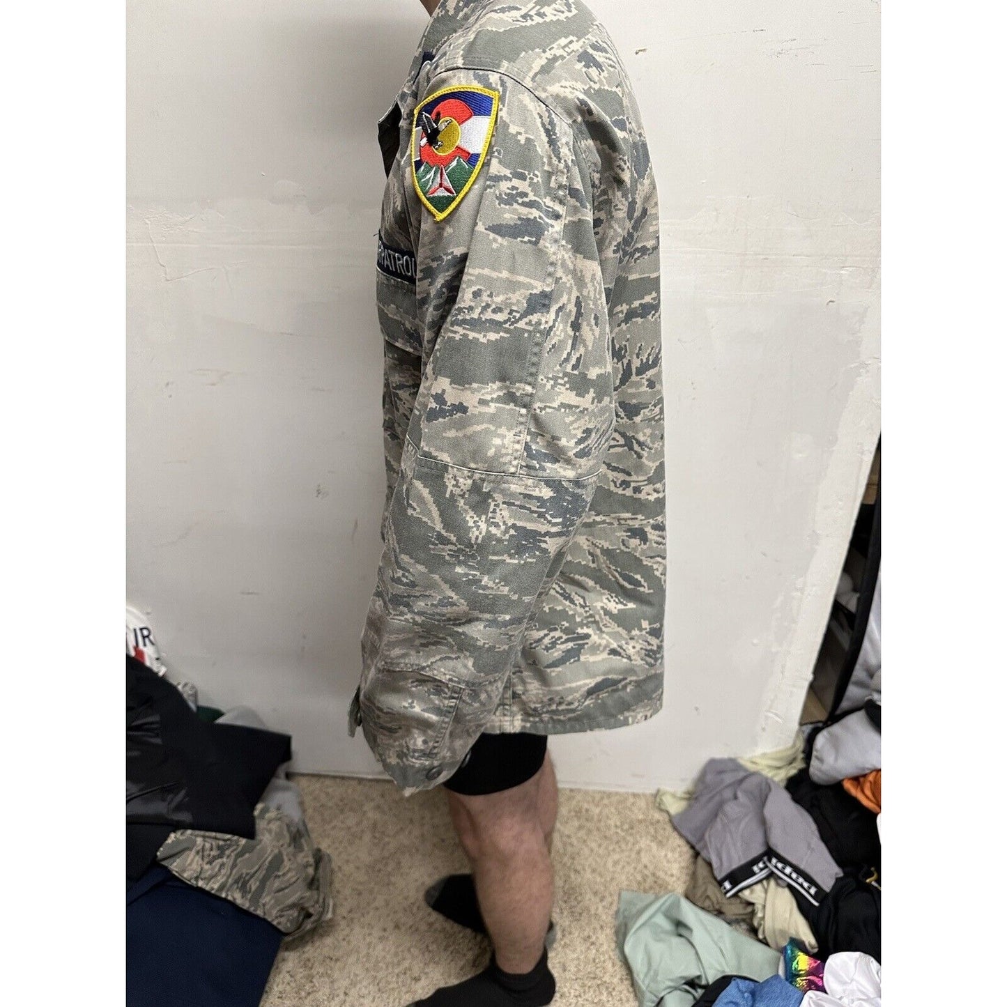 Men’s 42R Abu Airman Battle Uniform USAF Civil Air Patrol Blouse Top