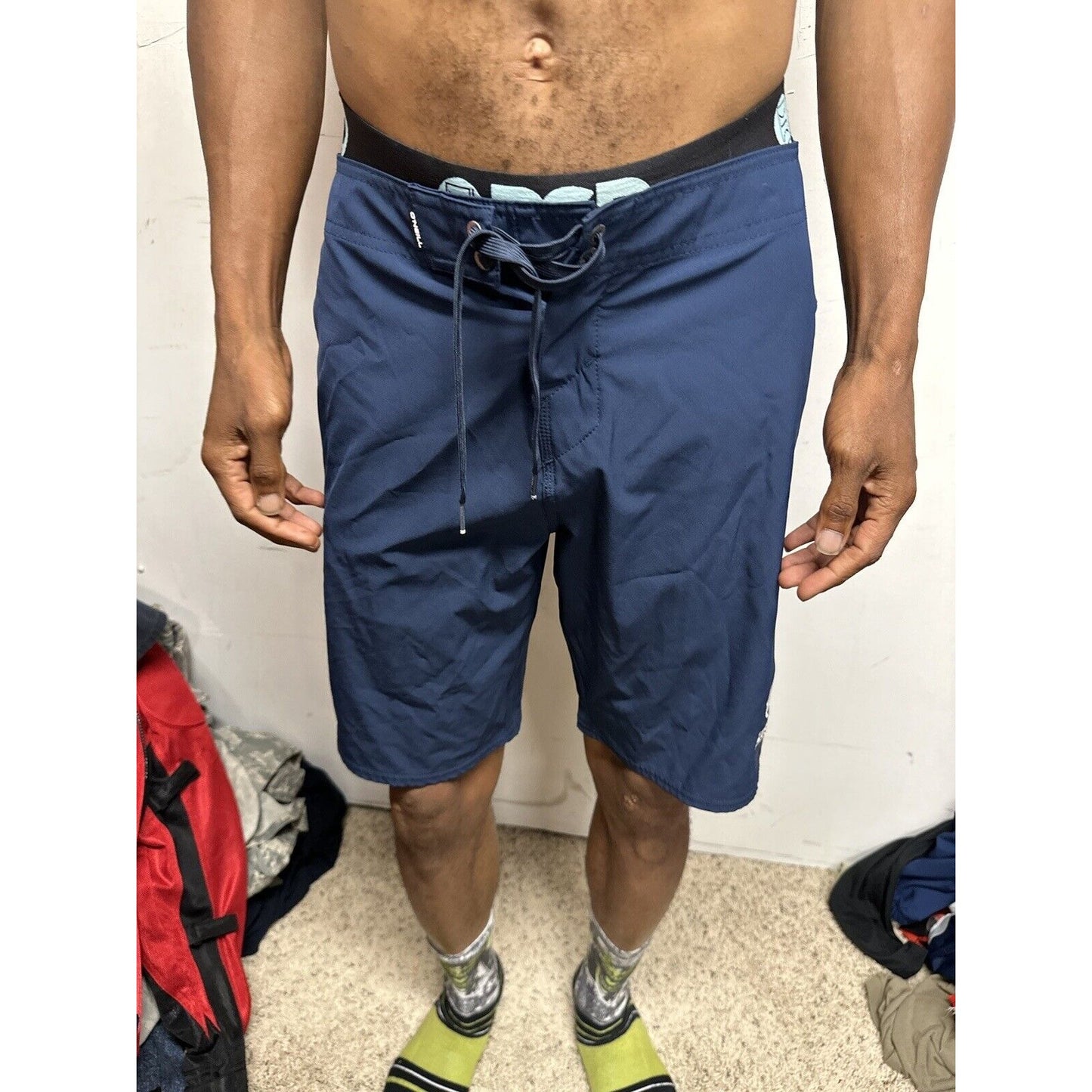 Men’s Blue O’Neil Sibenik Water Polo Camp Size 30 Shorts Trunks Bathing Suit