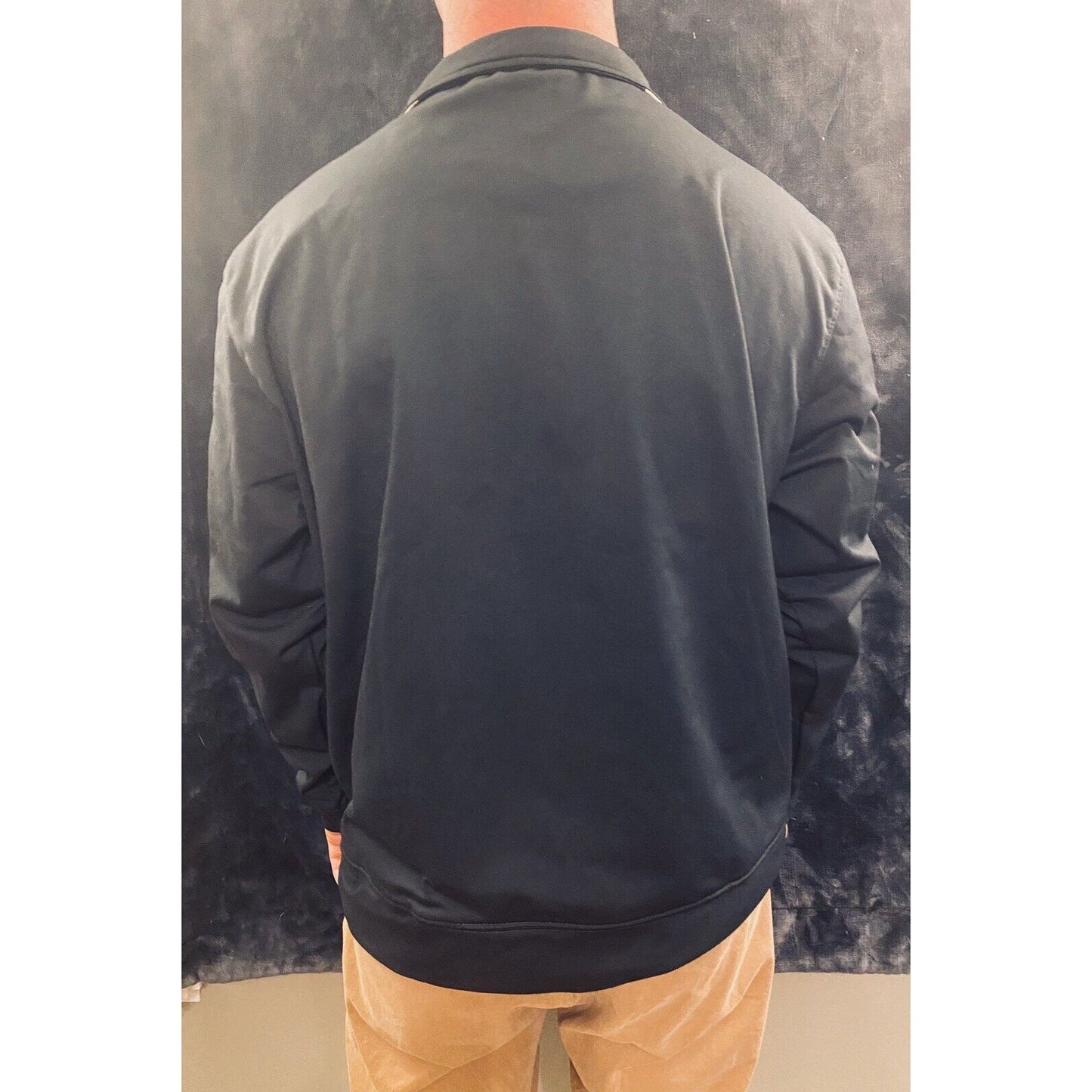 Augusta Sportswear Large Full-Zip Black Fleece Graphic (tiger on Ball) Jacket.