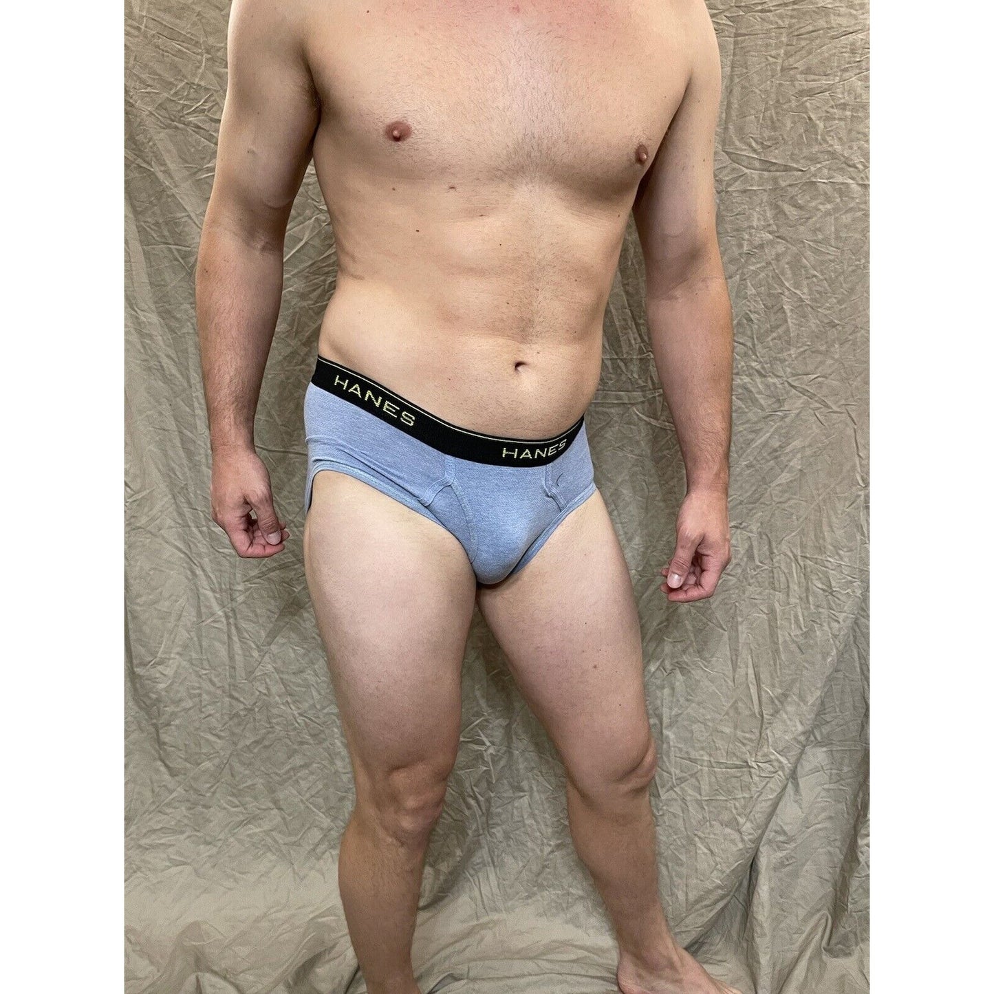 men's light blue comfort cool brief small Hanes
