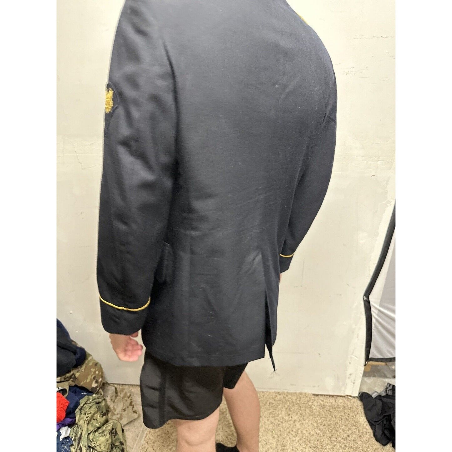 Army Service Coat Men’s 38 RC Specialist Rank poly/wool defense logistics