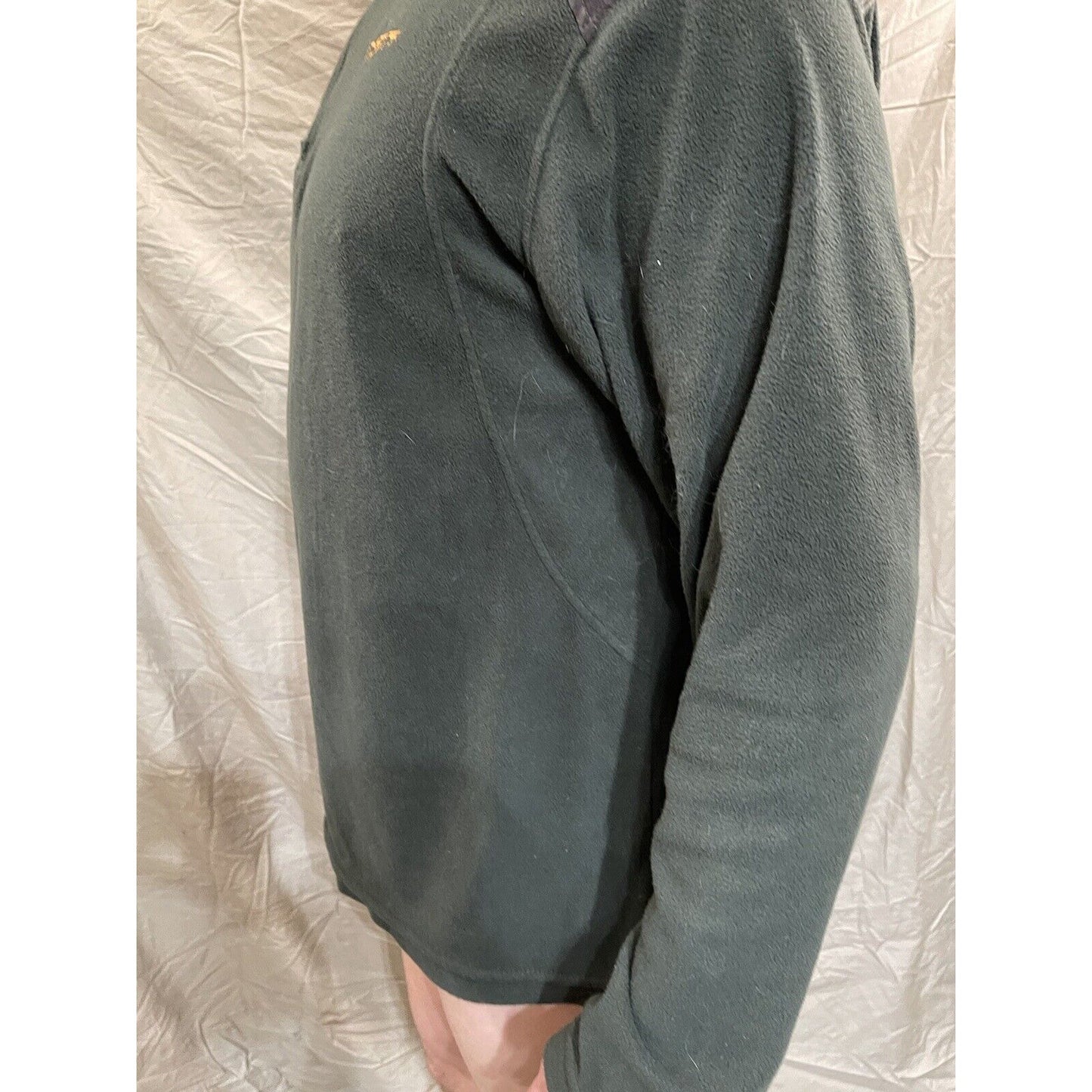 Men's Habit Large quarter zip pullover sweatshirt green