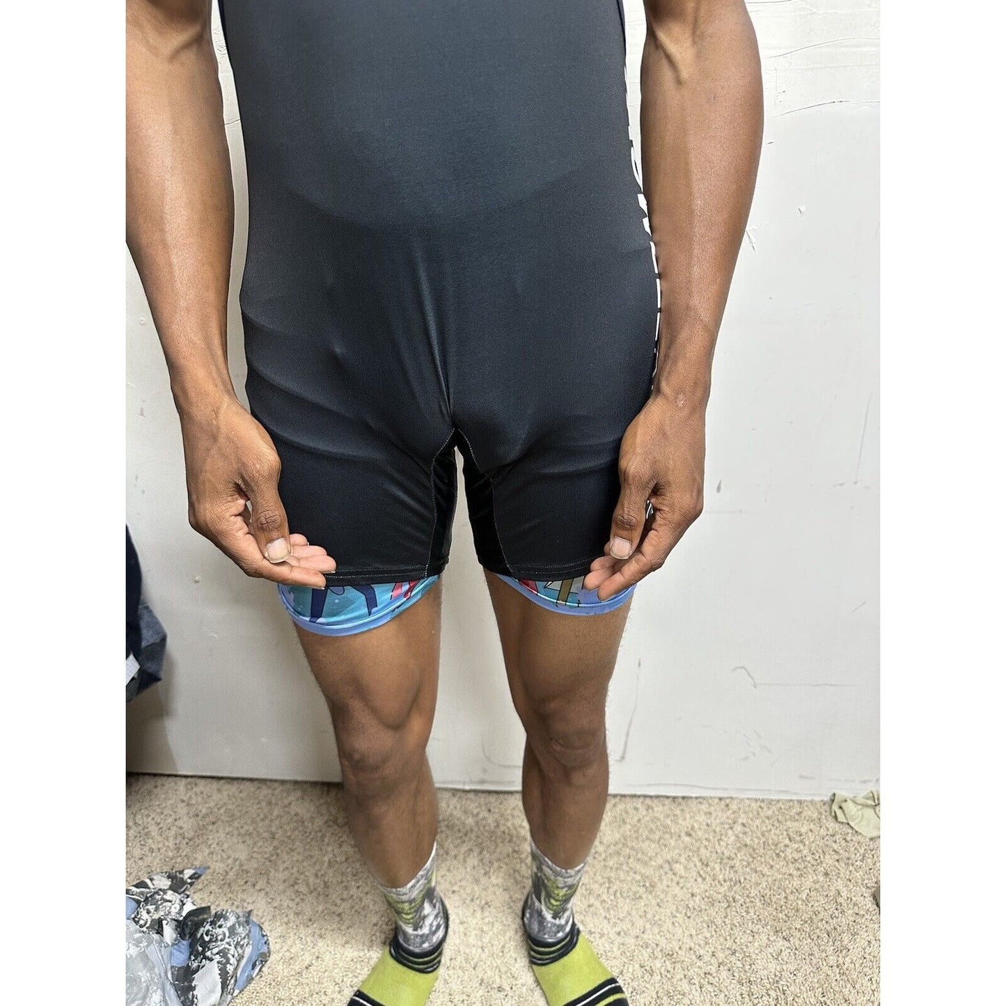 Men’s Tauwell XL Black Wrestling Singlet