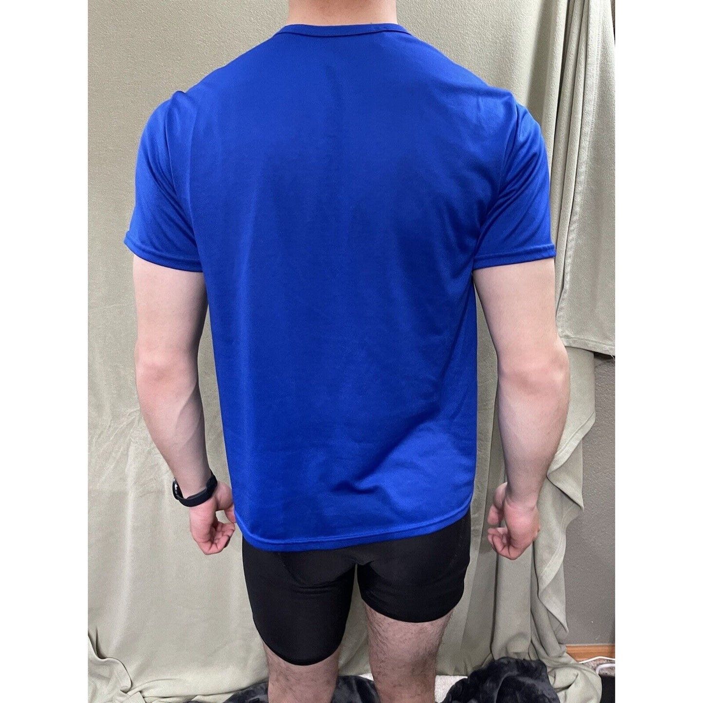 Decathlon “Domyos” Men’s Royal Blue Athletic T-Shirt Size M