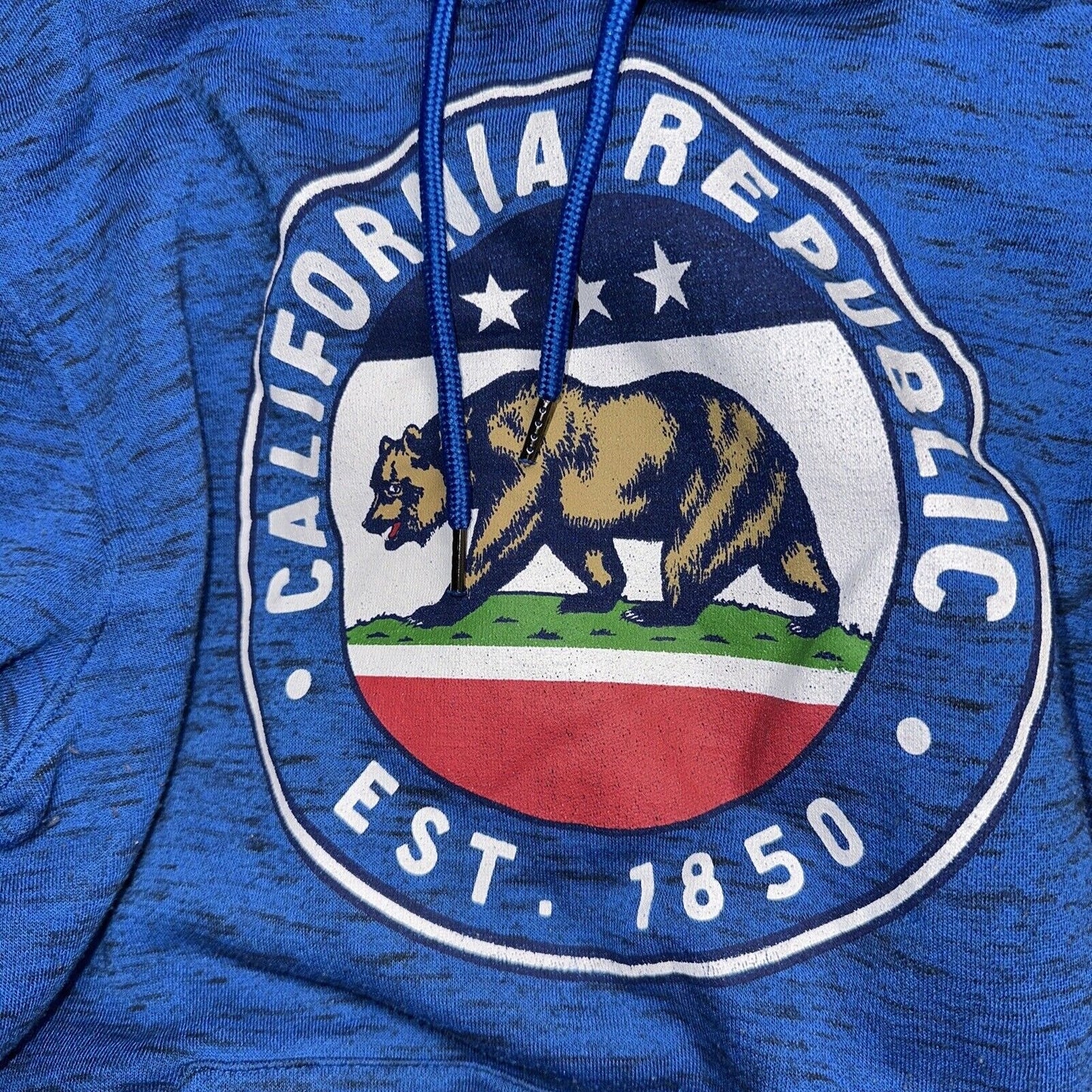 Men’s Medium Fifth Sun California Republic Blue Pullover Hoodie