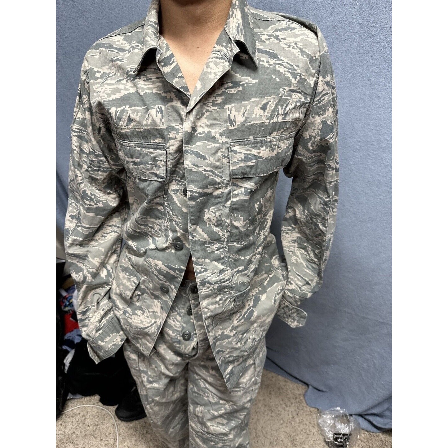 Men’s 40L Abu Airman Battle Uniform Top Blouse Civil Air Patrol USAF