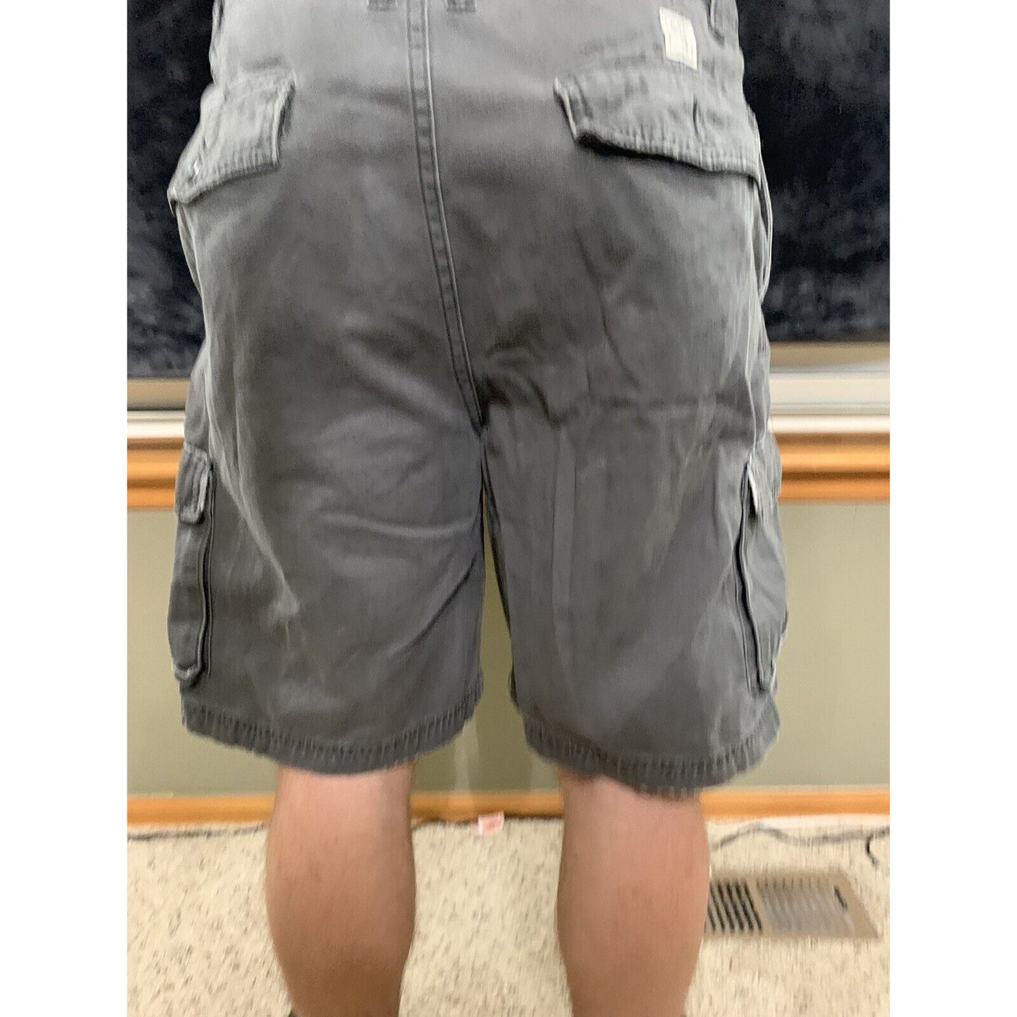 Quick Silver Men's Size 34 Gray Rugged Cargo Shorts