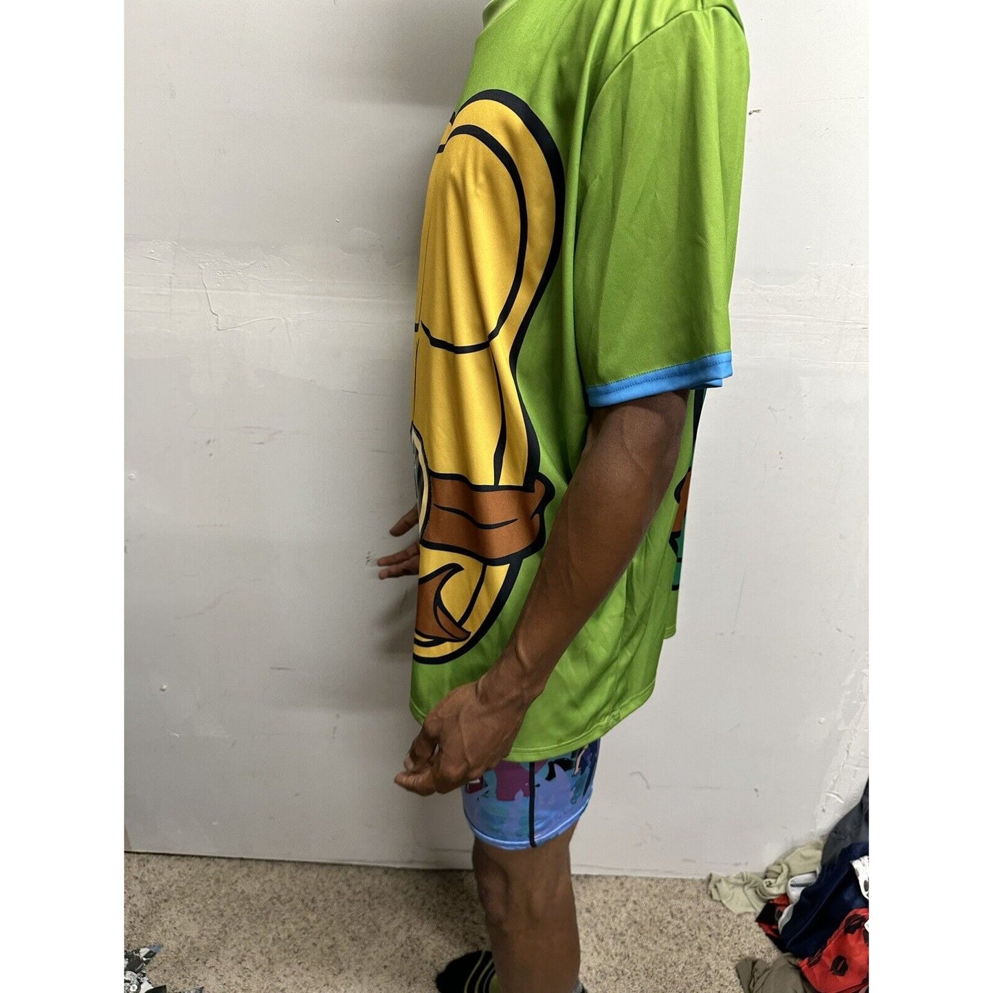 Nickelodeon Teenage Mutant Ninja Turtles Mens L/XL Costume Shirt - Leonardo