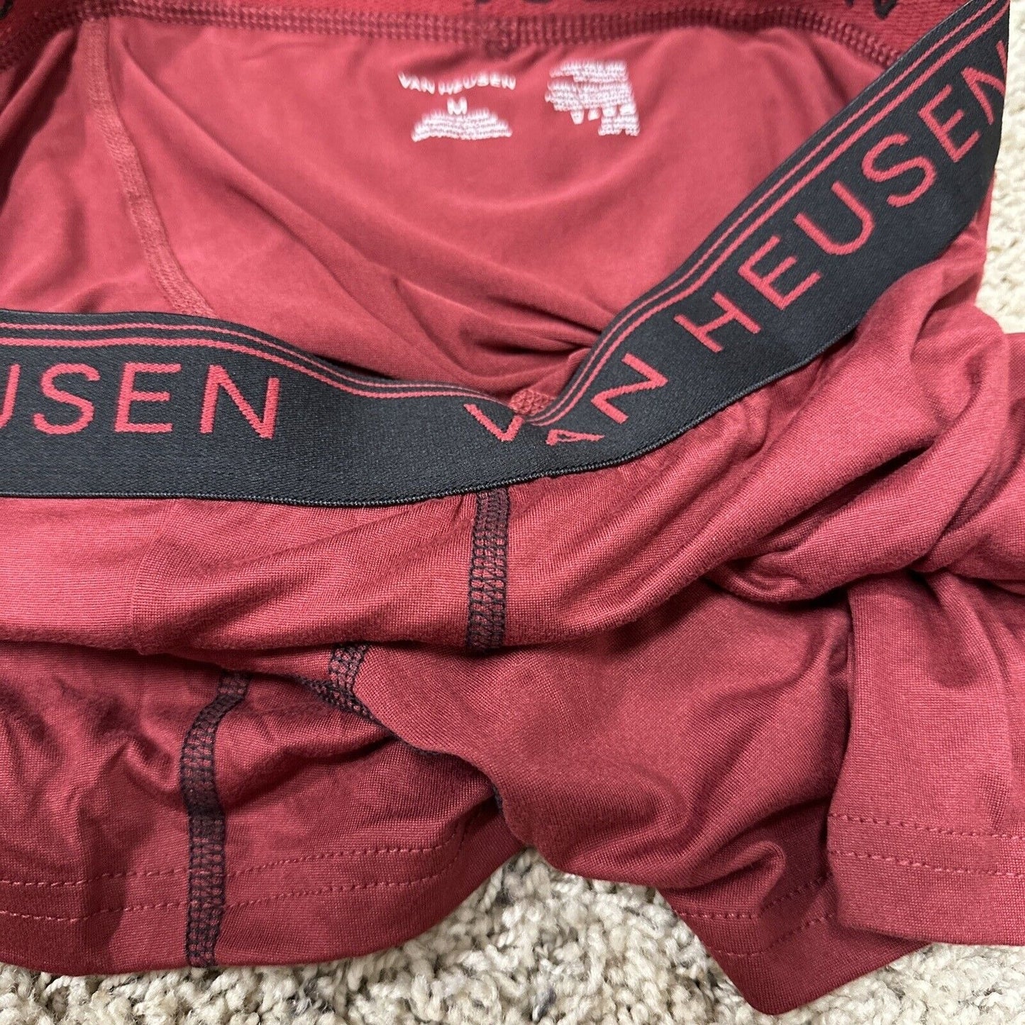 Men’s Rust Colored Medium Van Heusen Compression Boxer Briefs