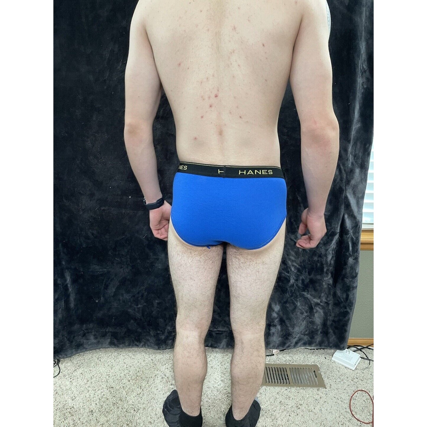 Men’s Small Hanes Royal Blue Briefs Comfort Cool